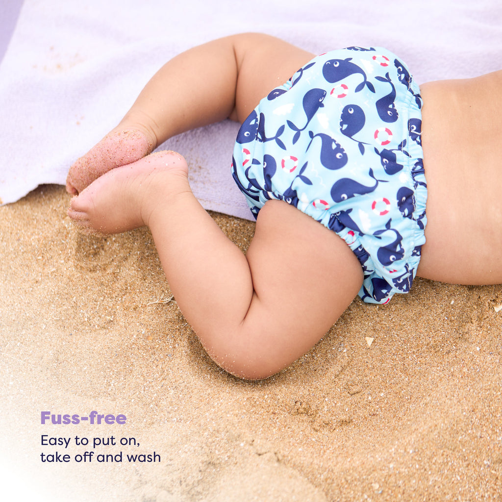 Bambino Mio Reusable Swim Nappy - Blue Whale