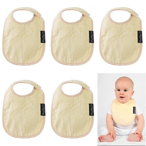 5 PACK - Mum 2 Mum Infant Wonder Bibs - 5 OF ANY ONE COLOUR