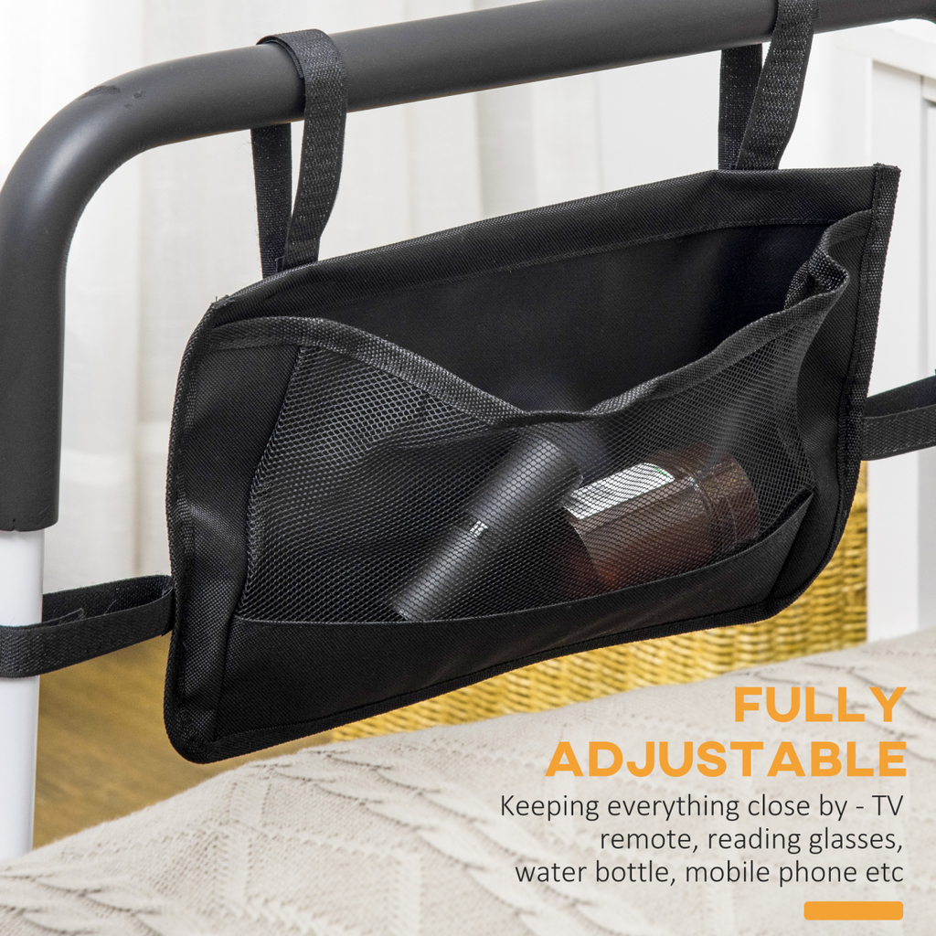 Adjustable Bed Rail Grab Bar for Elderly / Disabled Adults