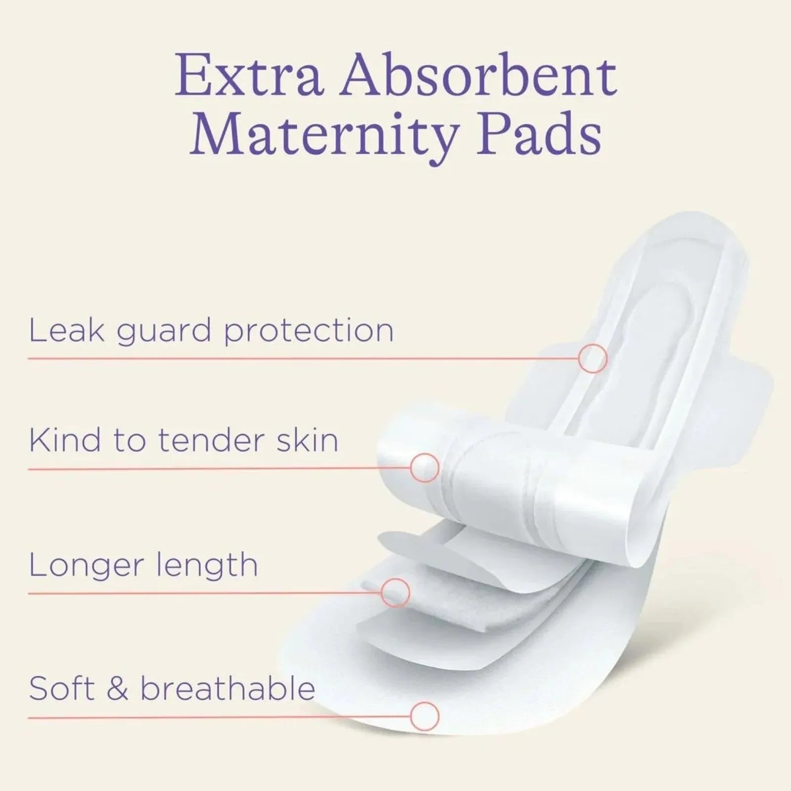 Lansinoh Extra Absorbent Maternity Pads - Pack of 10