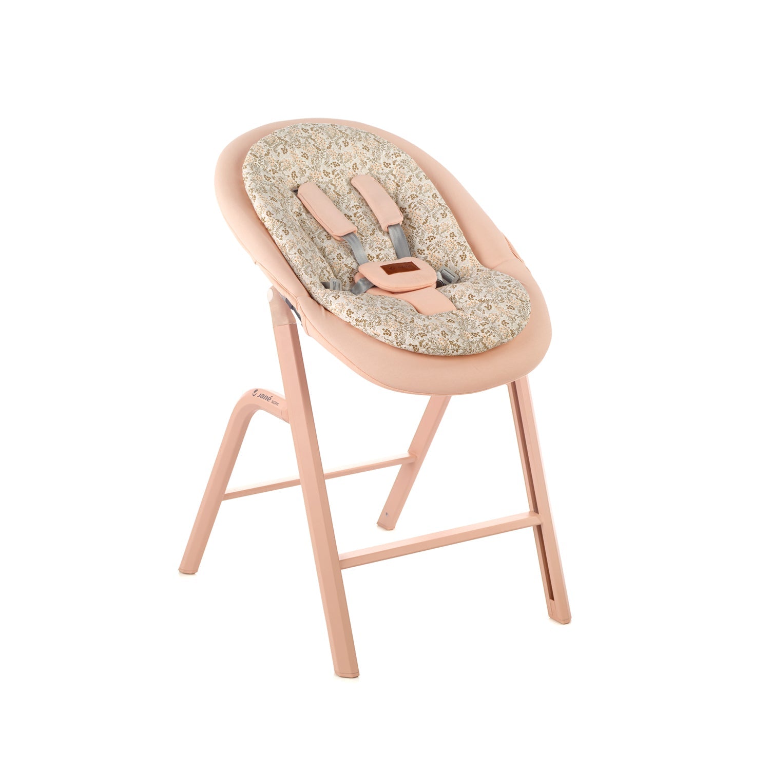 Jane Noah Highchair + Rocker Kit for Newborns - Pale Peach