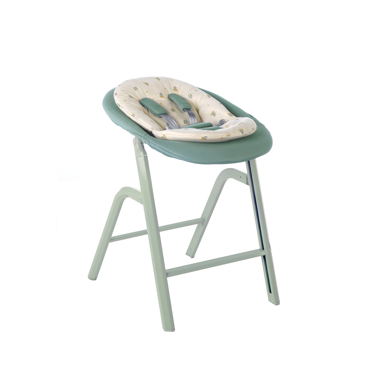 Jane Noah Highchair + Rocker Kit for Newborns - Botanic Green