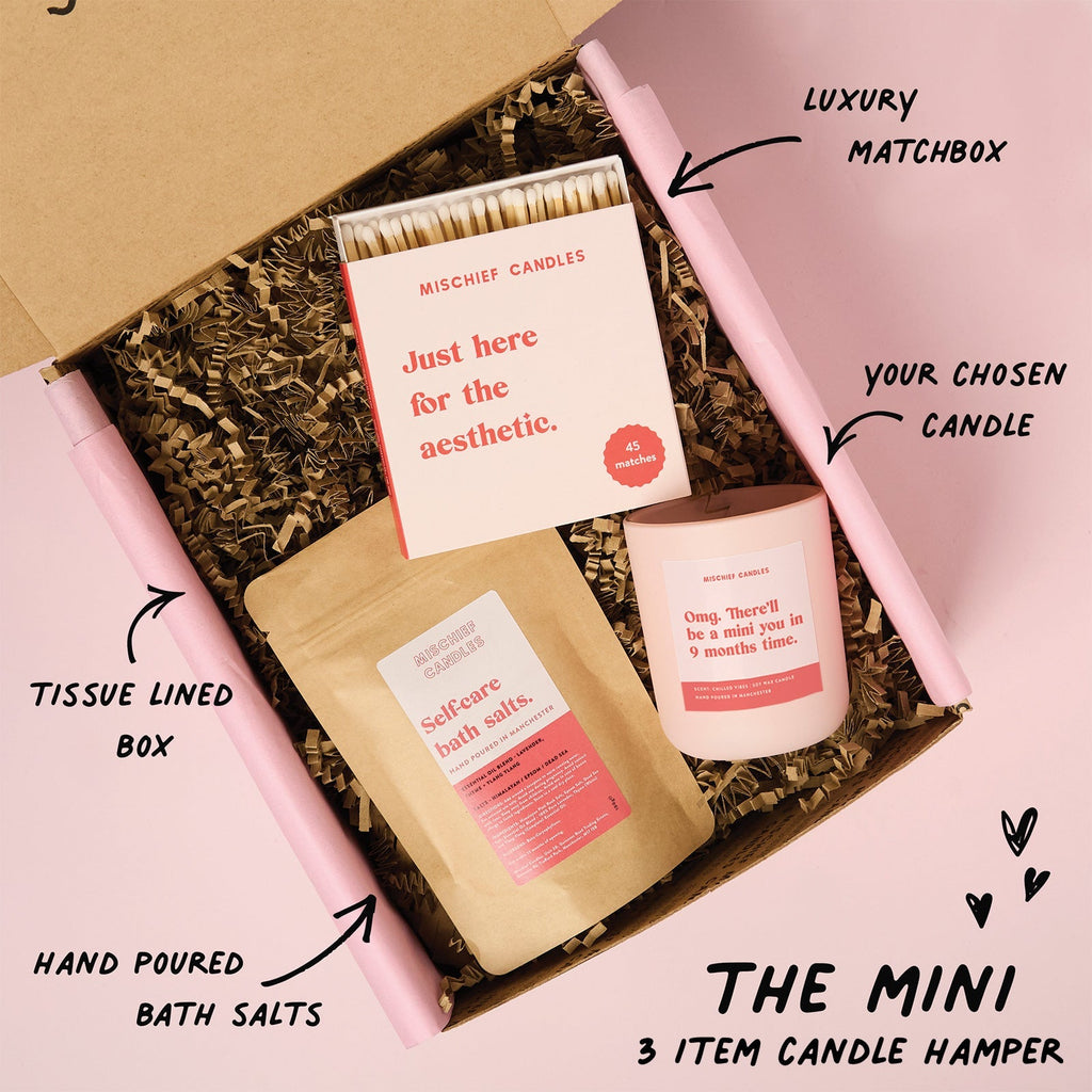 Glass Candle - A Mini You in 9 Months