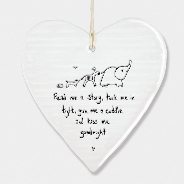 East of India Wobbly Round Heart - Read Me a Story