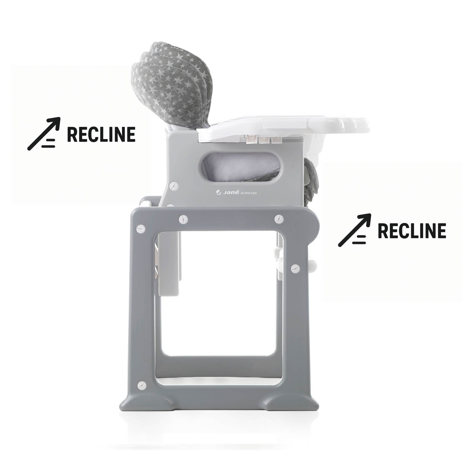 Jane Activa Evo 2in1 Highchair - Grey Star