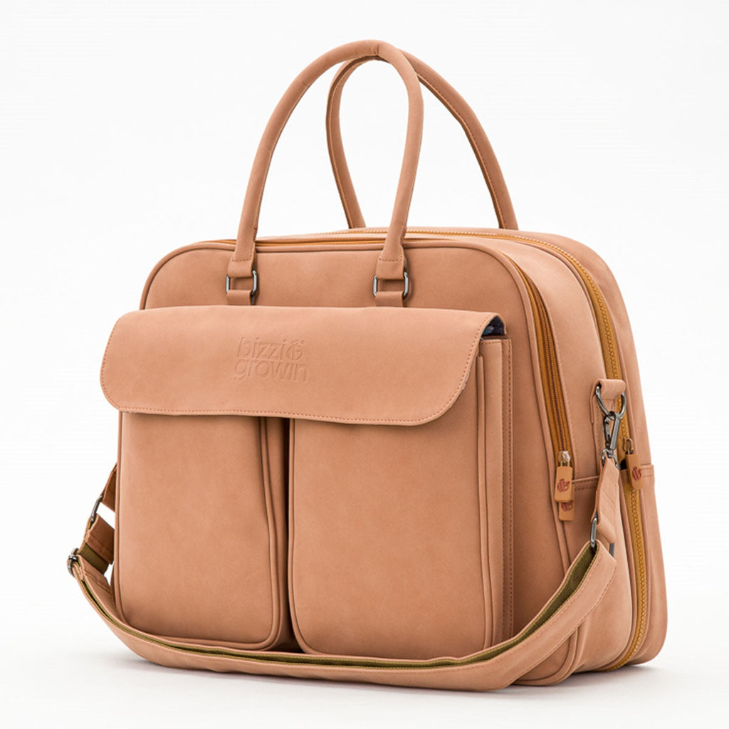 Bizzi Growin Baby Travel Crib Changing Bag POD ® - Vegan Leather