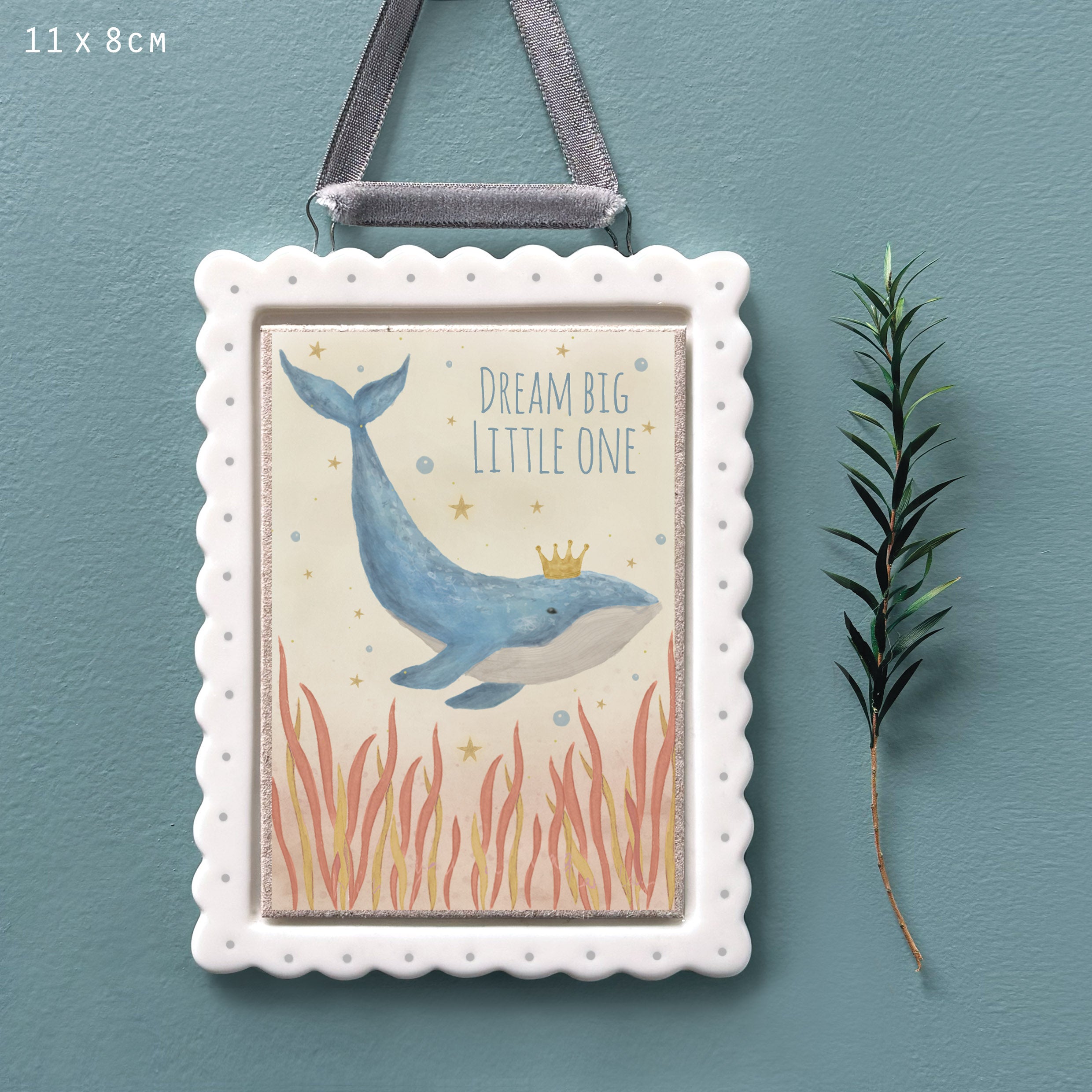 East of India Porcelain Frame - Dream Big Little One