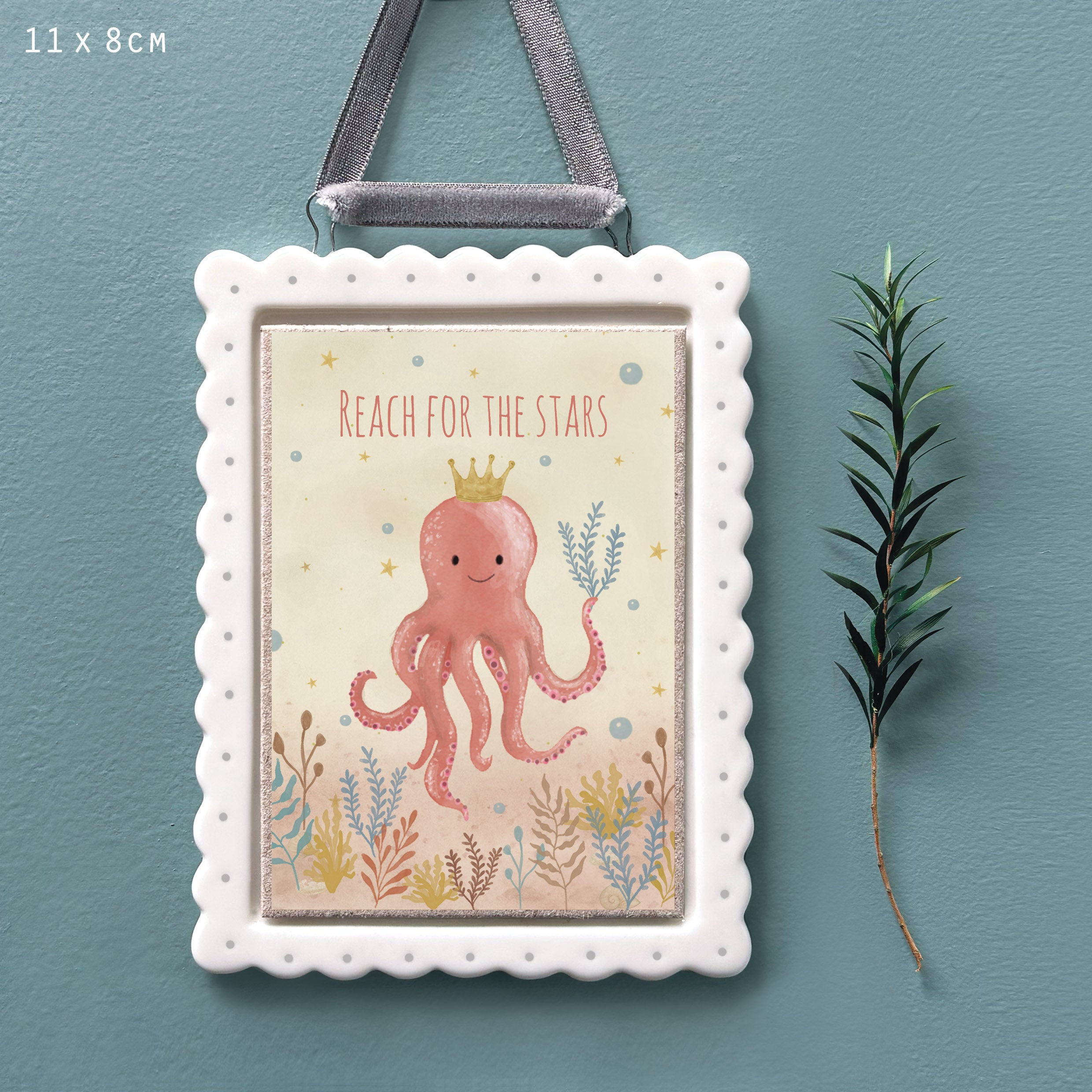 East of India Porcelain Frame - Reach For The Stars