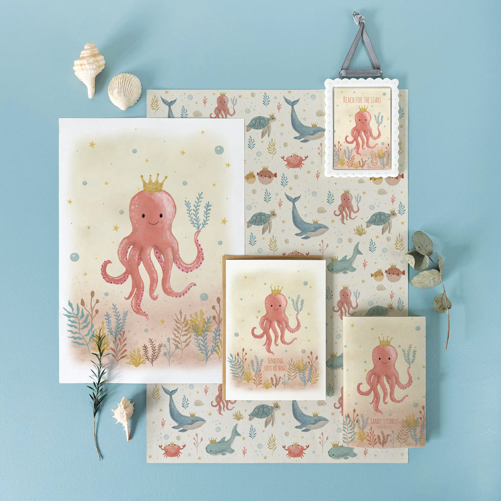 East of India Porcelain Frame - Reach For The Stars