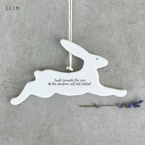 East of India Porcelain Bunny - Look Towards The Sun