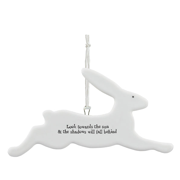 East of India Porcelain Bunny - Look Towards The Sun