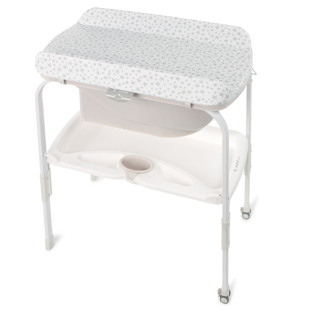 Jane Flip Baby Bath Changing Unit - Grey Star