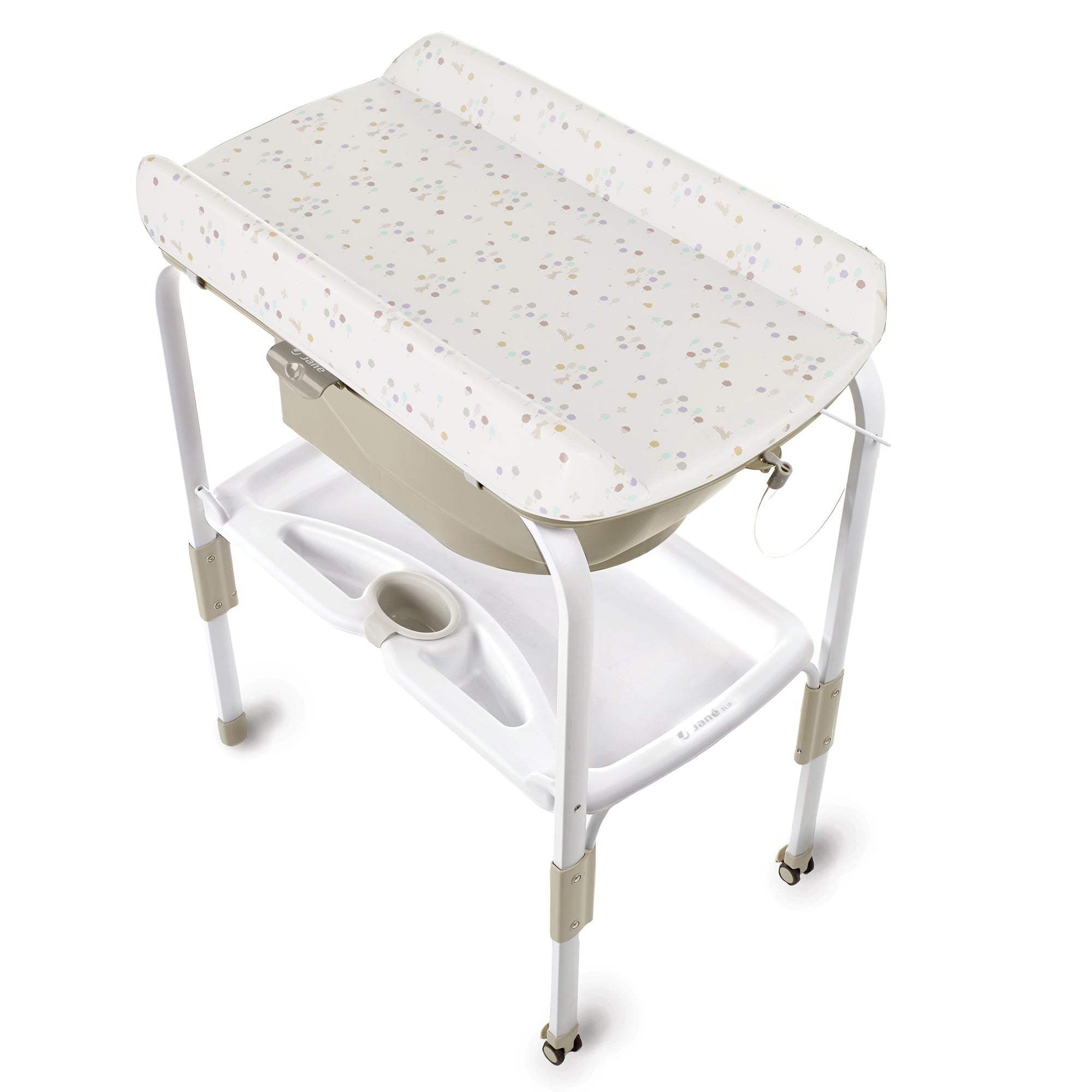 Jane Flip Baby Bath Changing Unit - Iris Beige