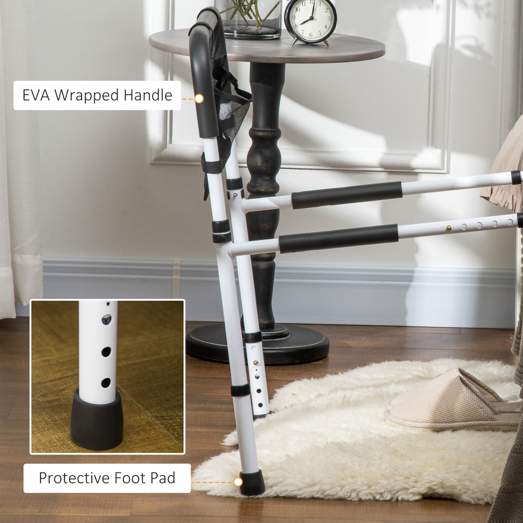 Adjustable Bed Rail Grab Bar for Elderly / Disabled Adults
