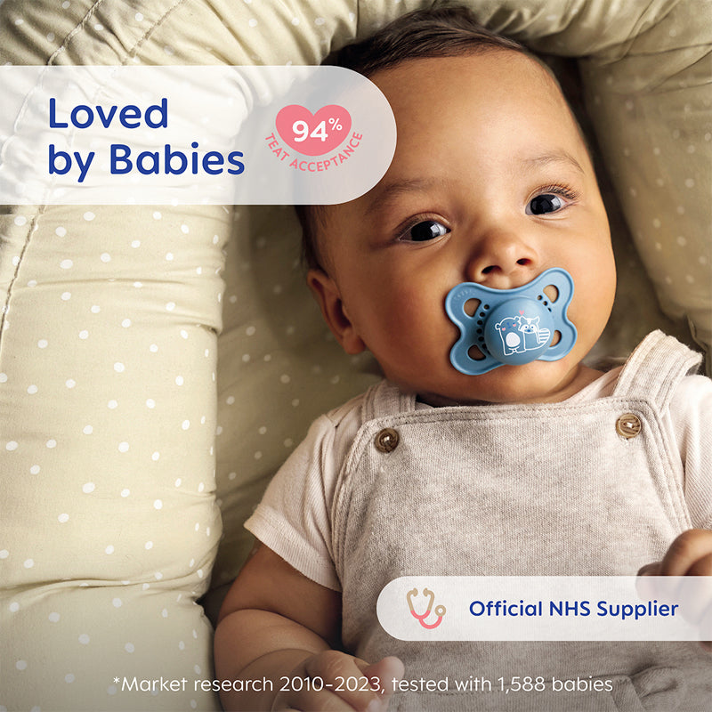 MAM Original Soother Unisex Design - 0-6m - 2 Pack