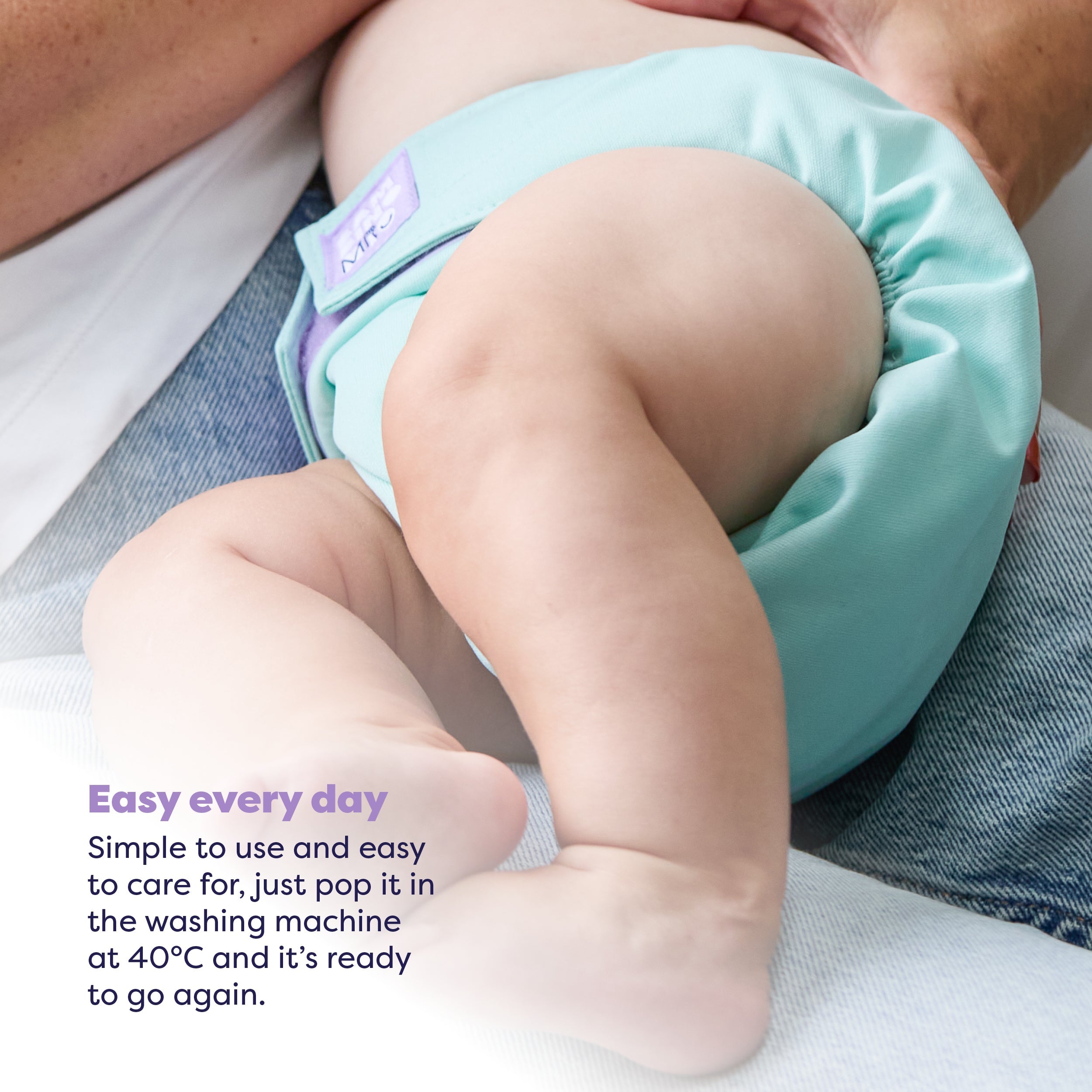 Bambino Mio Revolutionary Reusable Nappy - Aqua