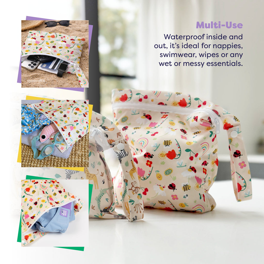 The Essentials Reusable Nappy Bundle - Garden Party
