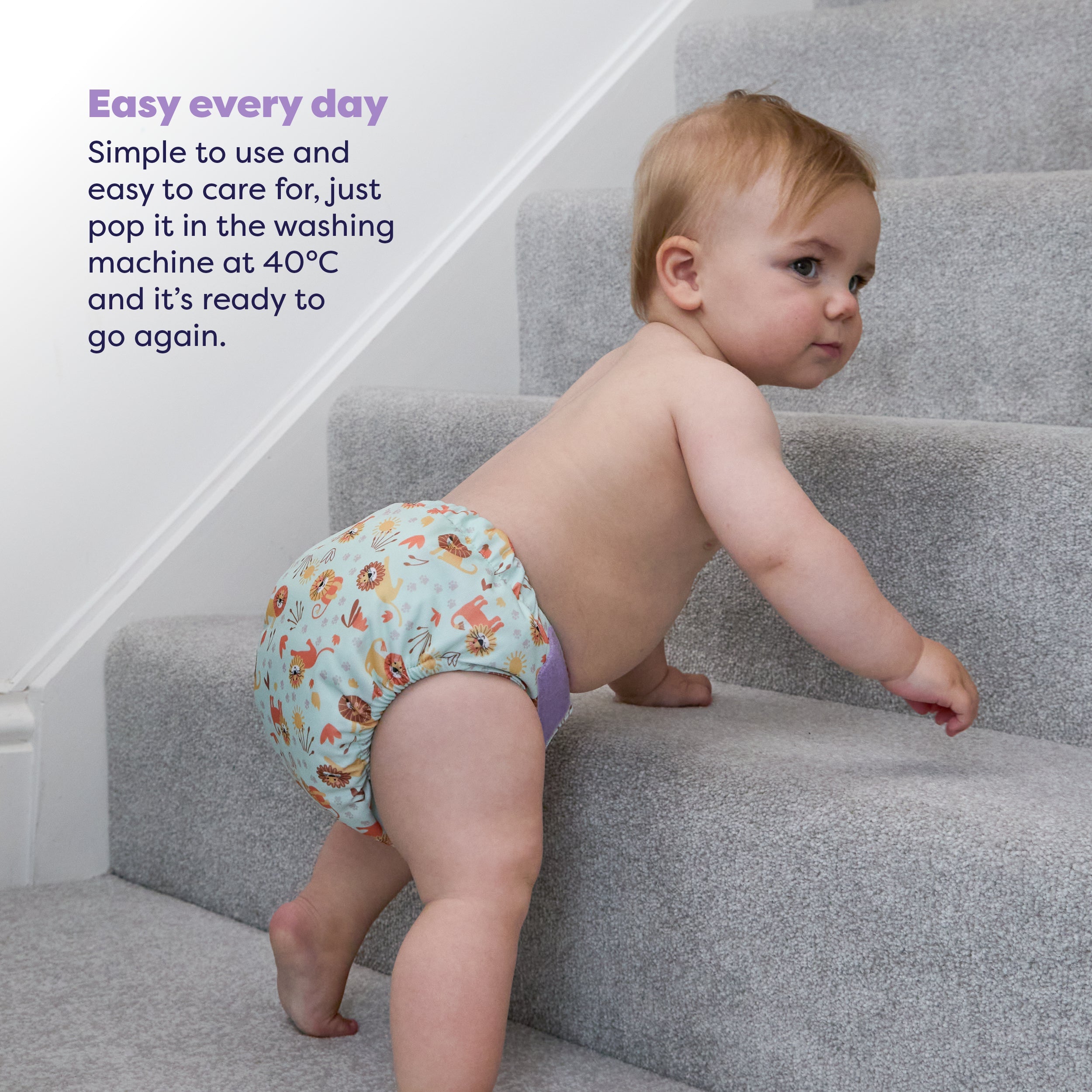 Bambino Mio Revolutionary Reusable Nappy - Cool Cats