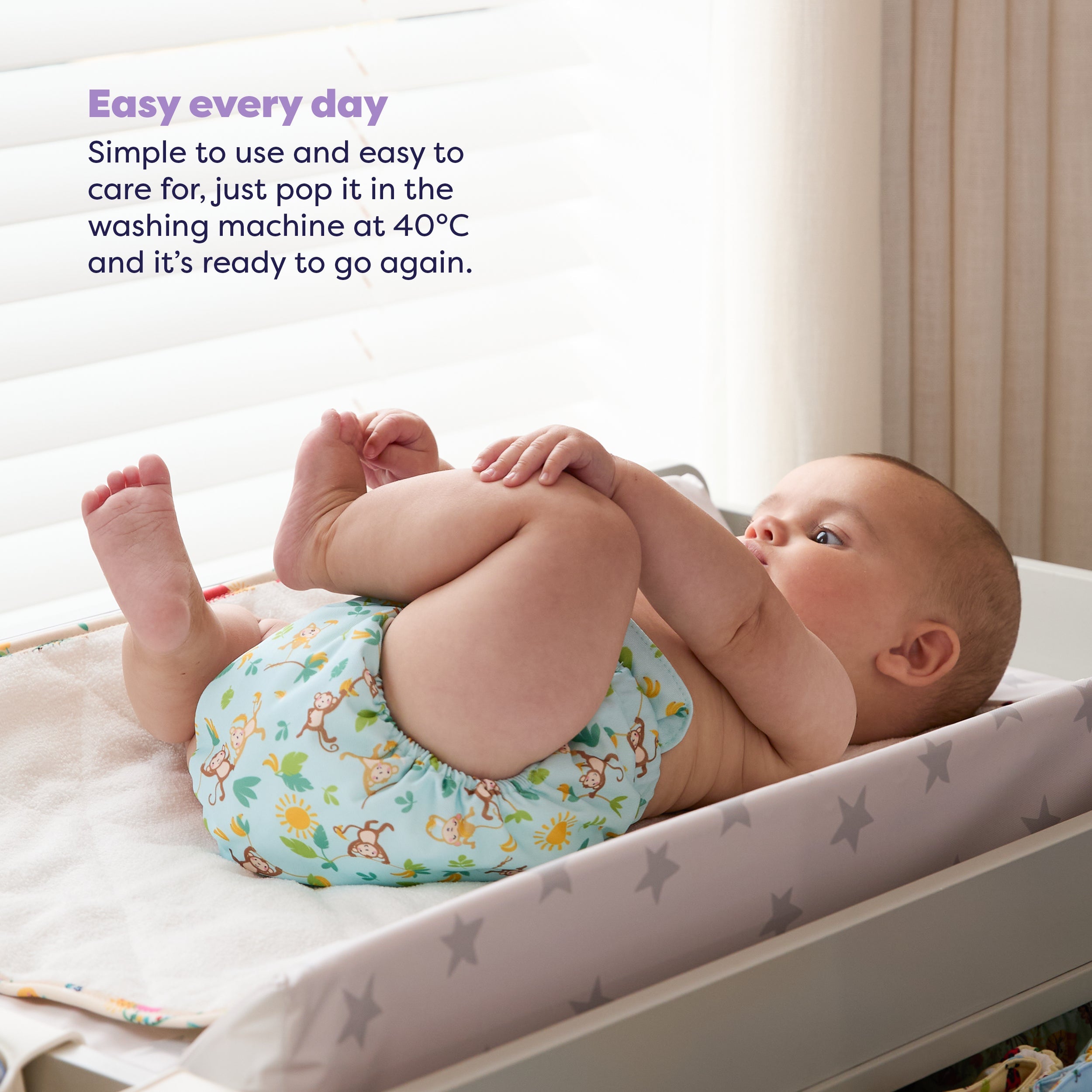 Bambino Mio Revolutionary Reusable Nappy - Cheeky Monkeys
