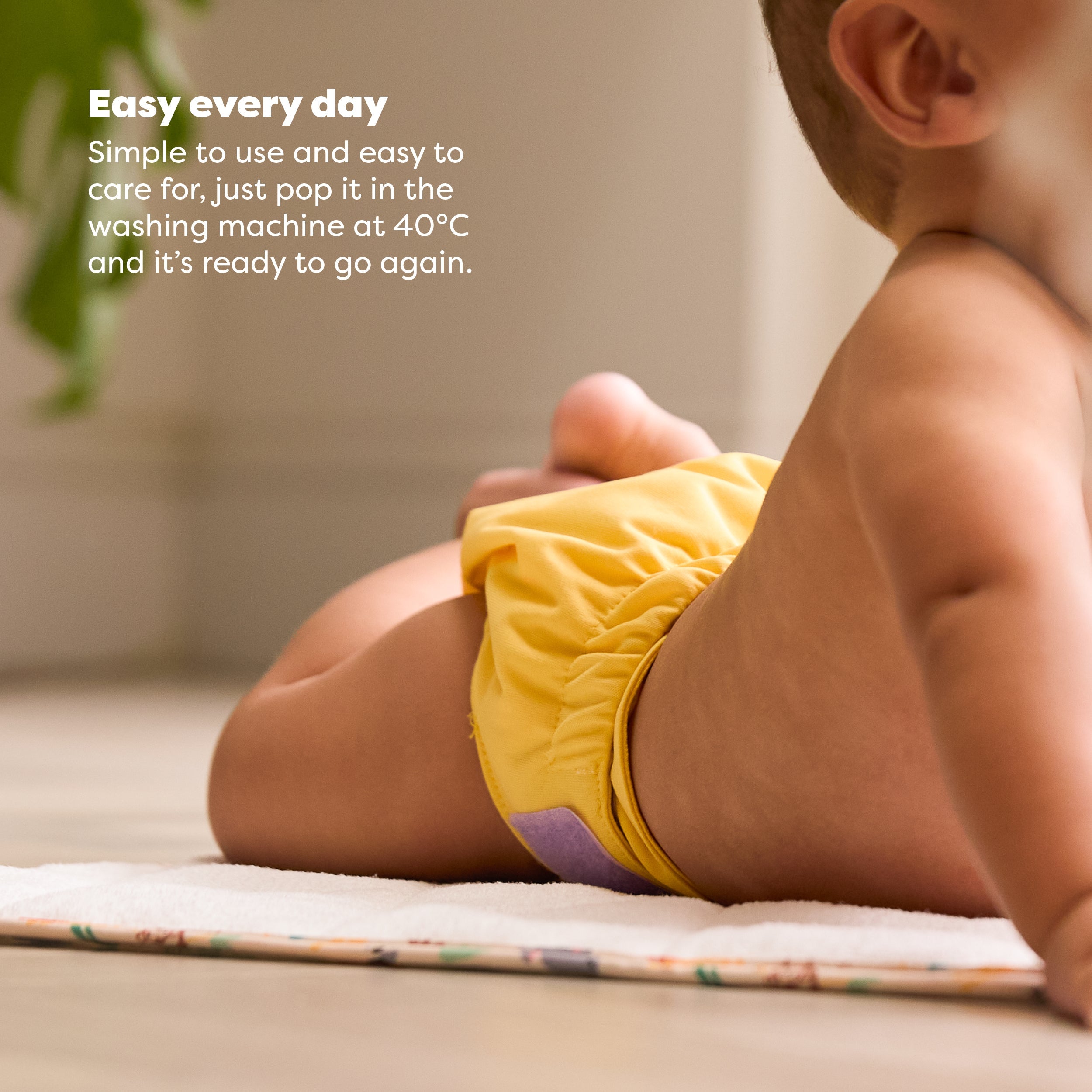 Bambino Mio Revolutionary Reusable Nappy - Yellow