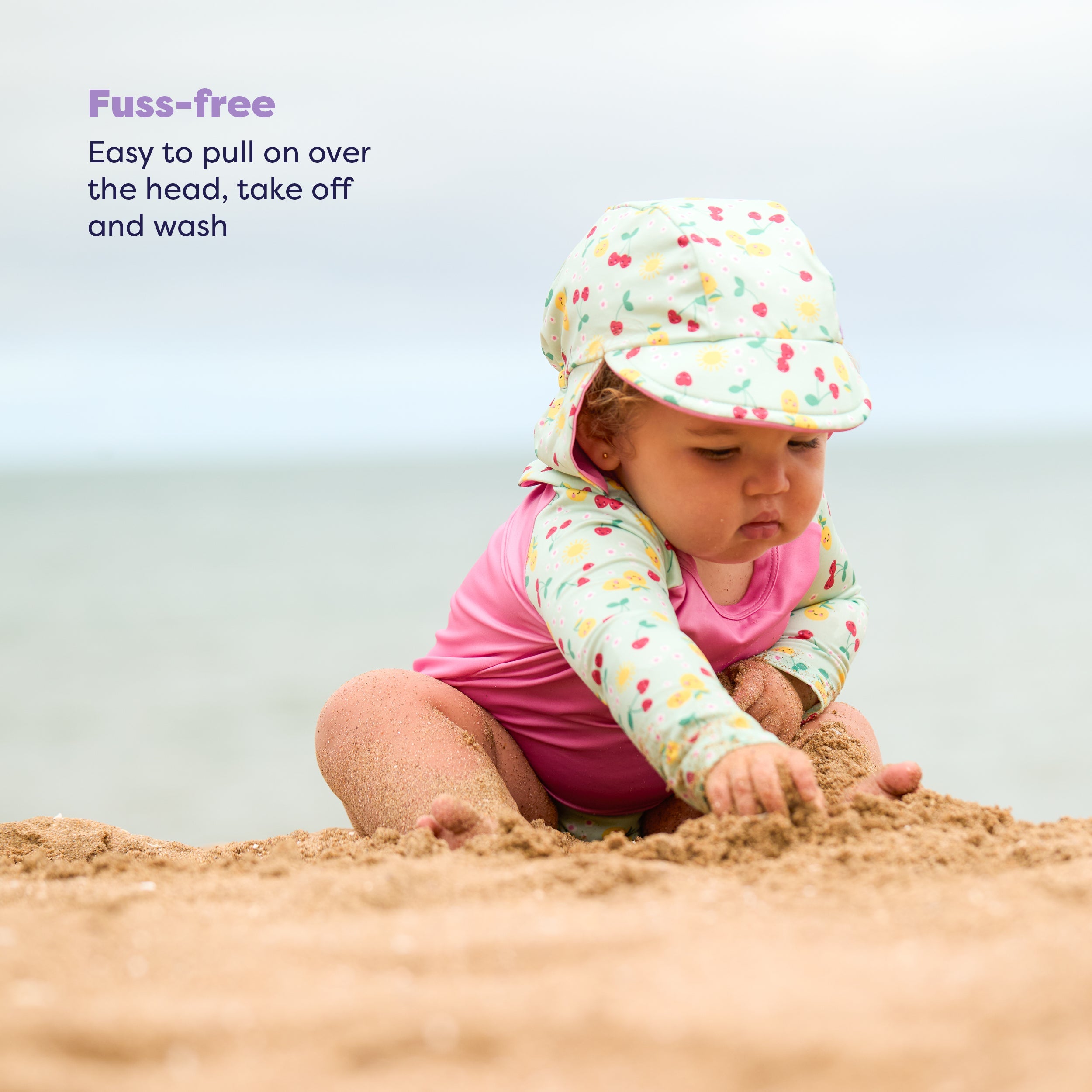 Bambino Mio UPF 40+ Soft and Gentle Protective Swim Rash Vest - Juicy Fruit