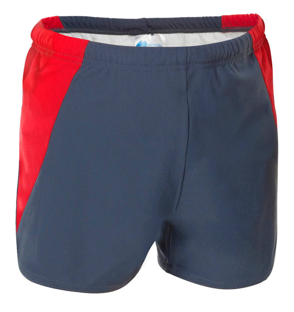 Kes-Vir Boy's Swim Shorties Slate Red