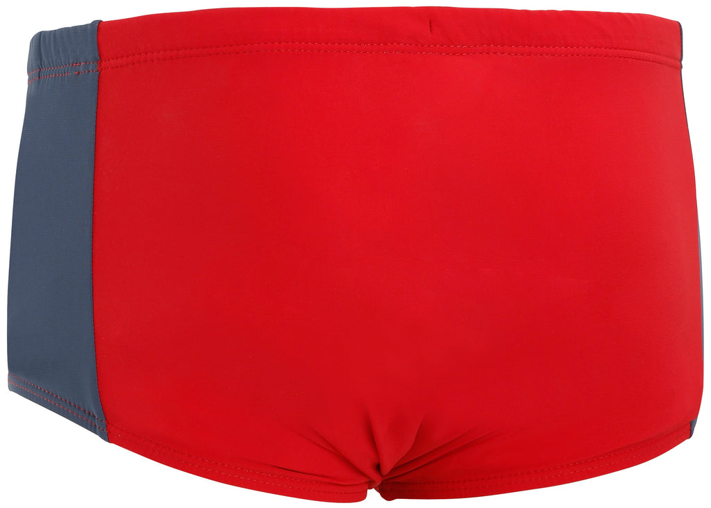 Kes Vir Boy's Swim Trunks - Red