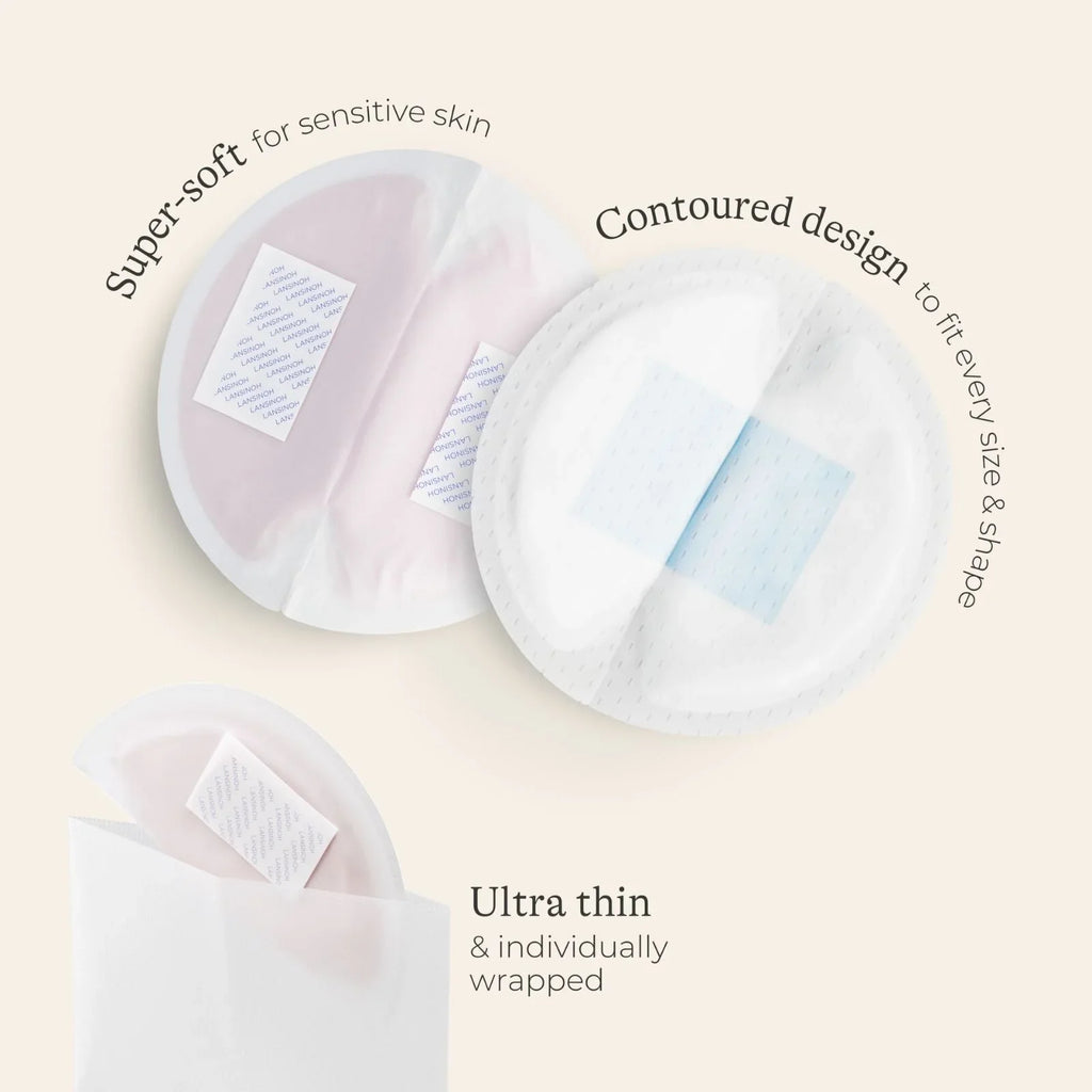 Lansinoh Ultra Thin Stay Dry Nursing Breast Pads - Pack of 60