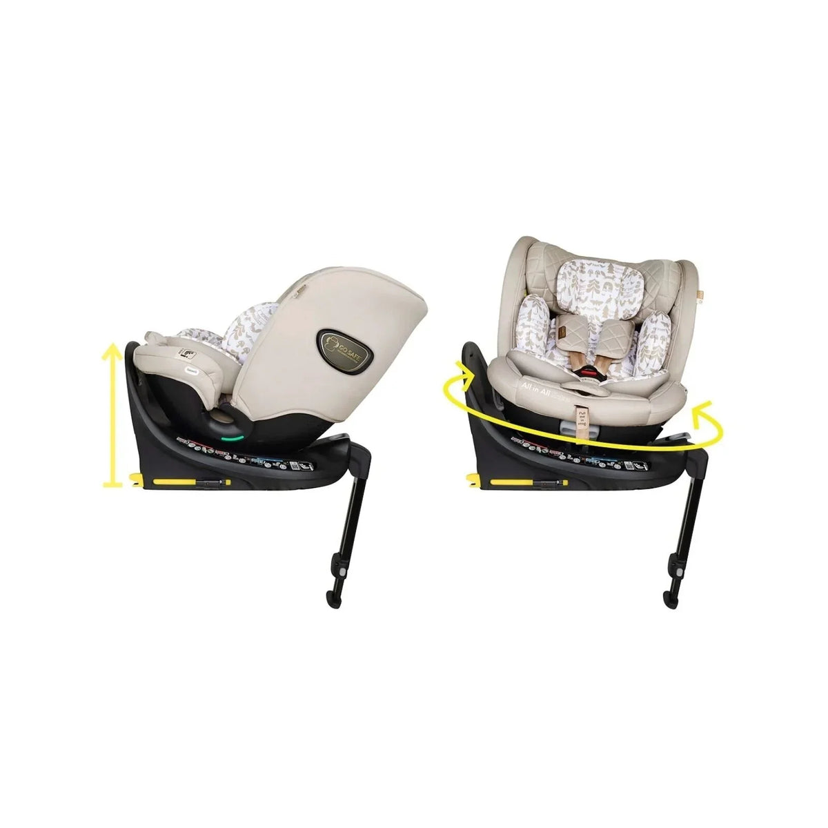 Cosatto All in All Extra i-Size 360 Group 0/1/2/3 Car Seat - Whisper