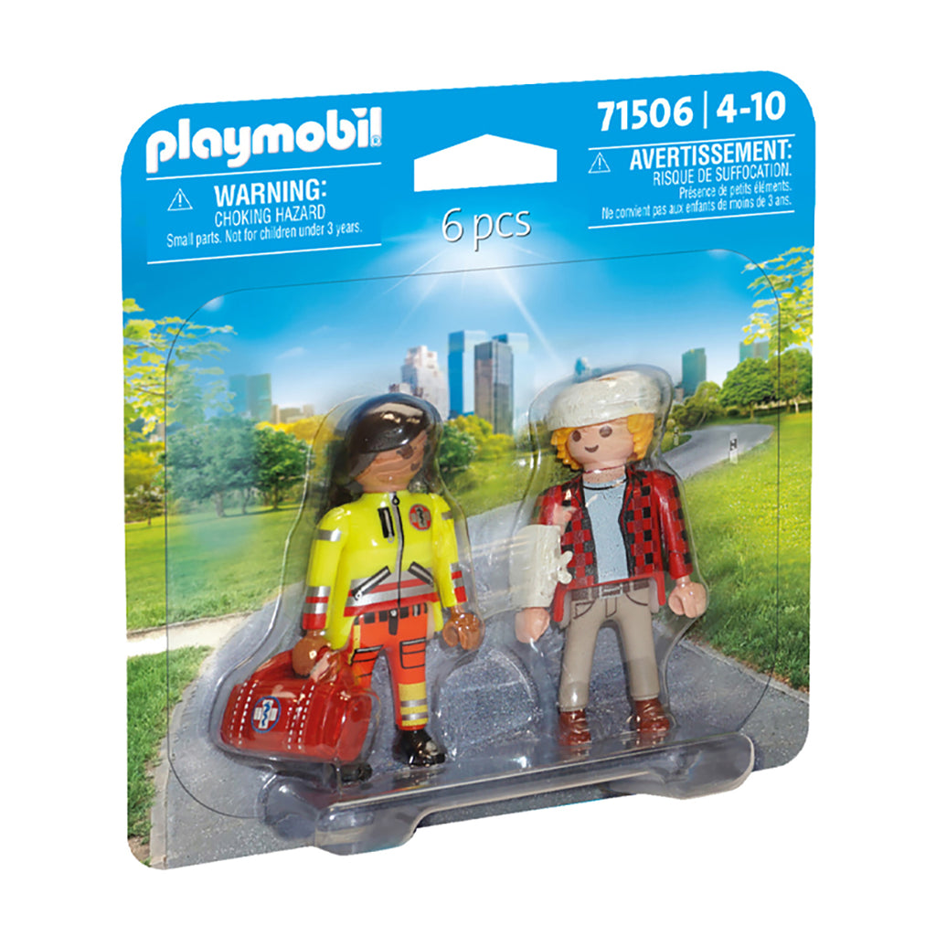 Playmobil Duo Pack Paramedic with Patient - 71506