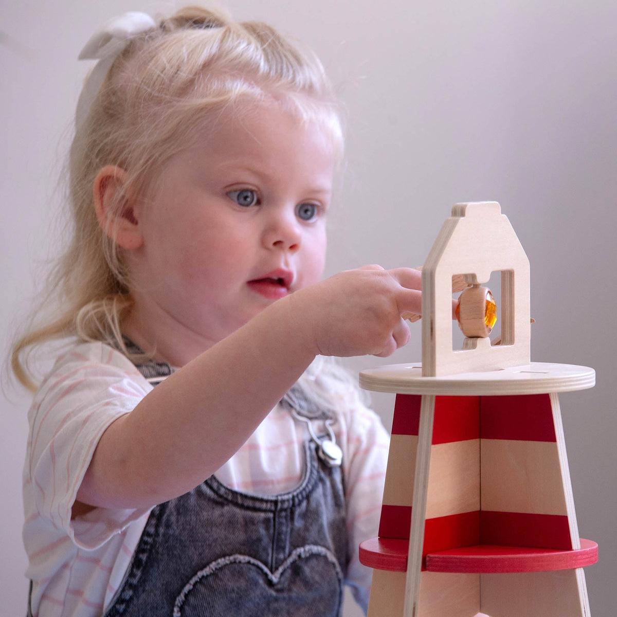 Wooden Lighthouse Island Play Set