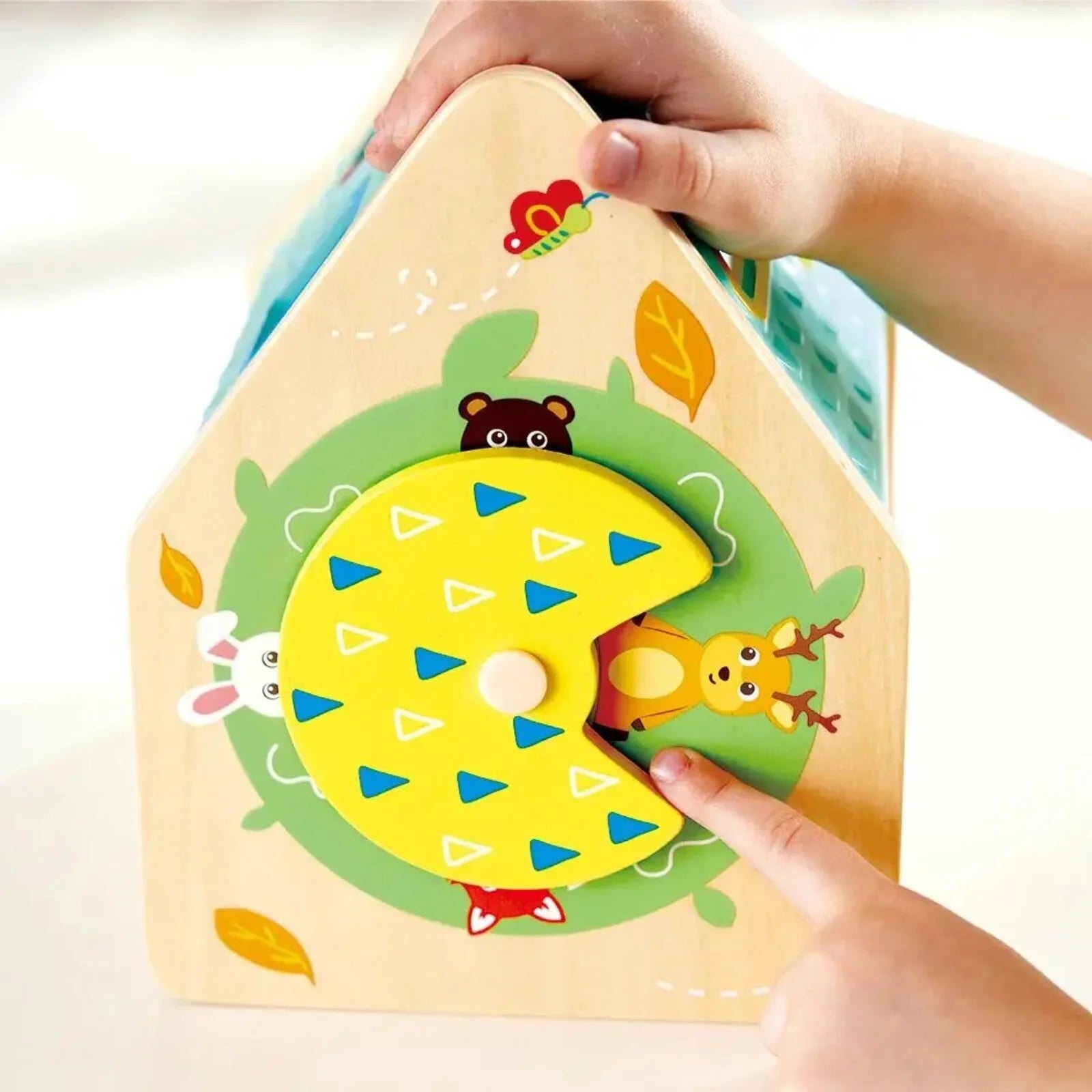 Hape Critter Wooden House Shape Sorter