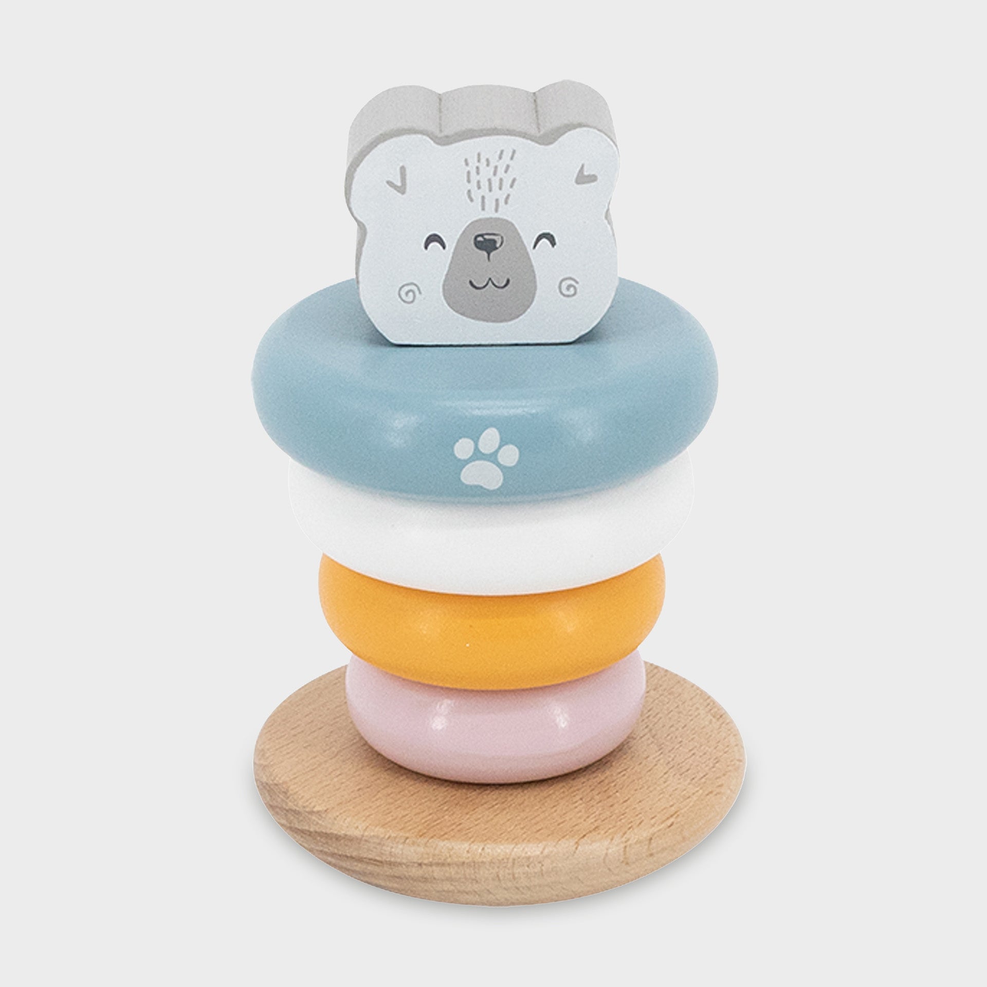 Wooden Polar Bear Stacker