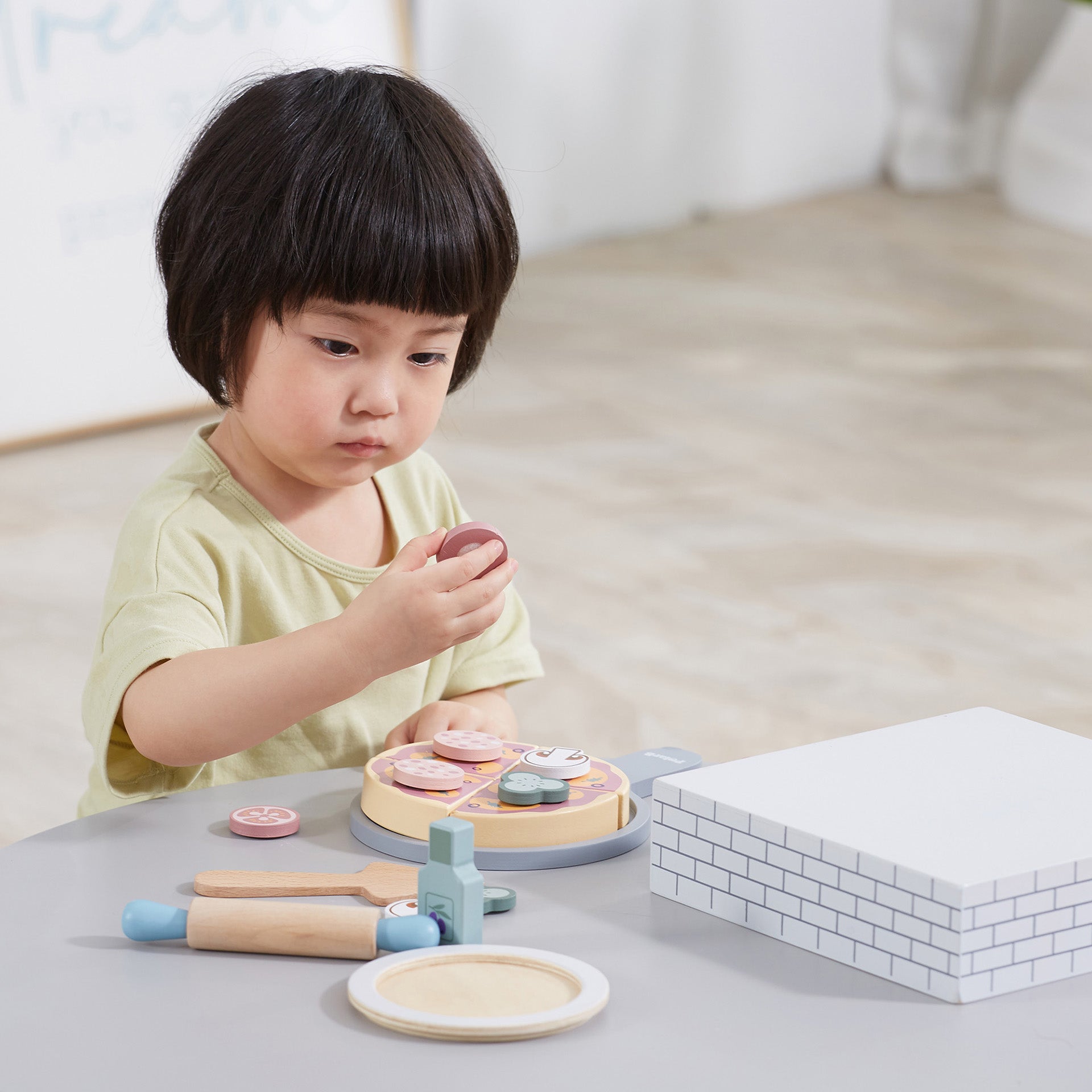 Wooden Homemade Pizza Play Set