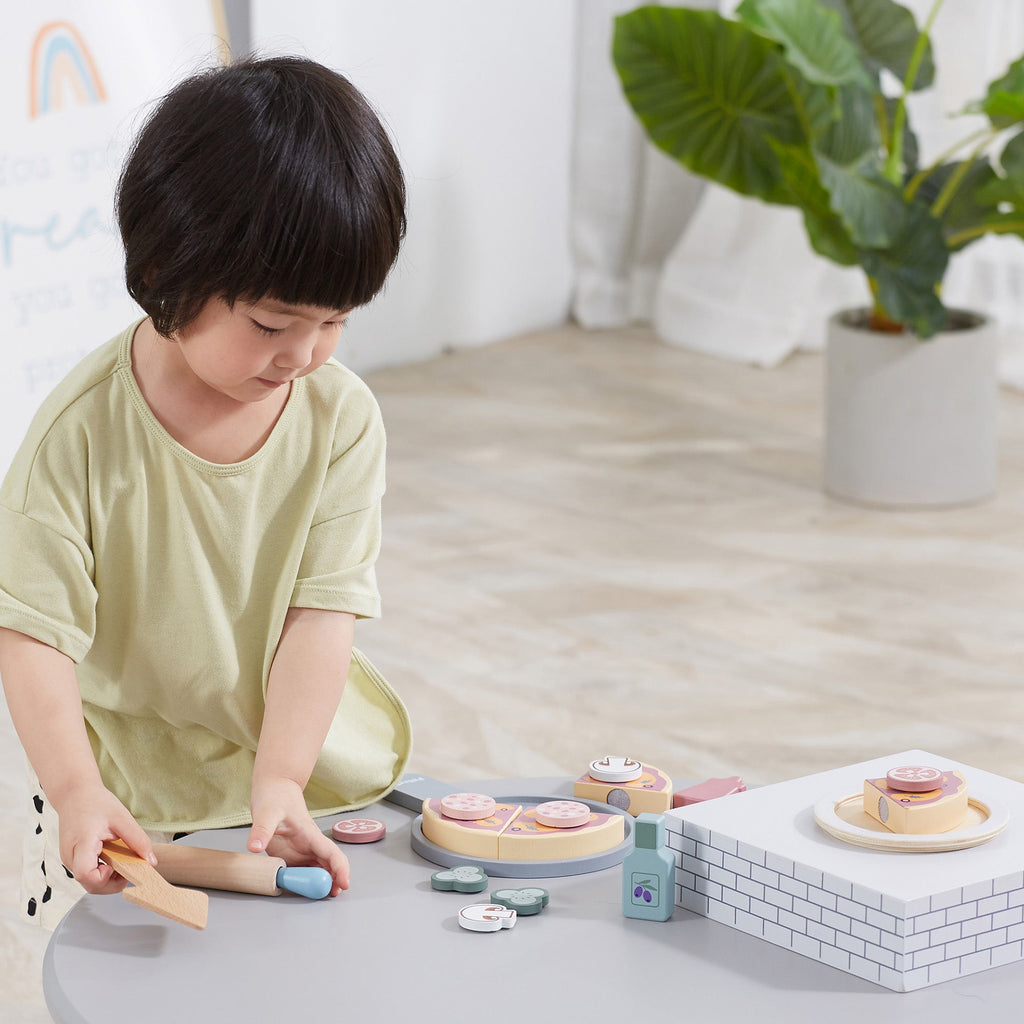Wooden Homemade Pizza Play Set