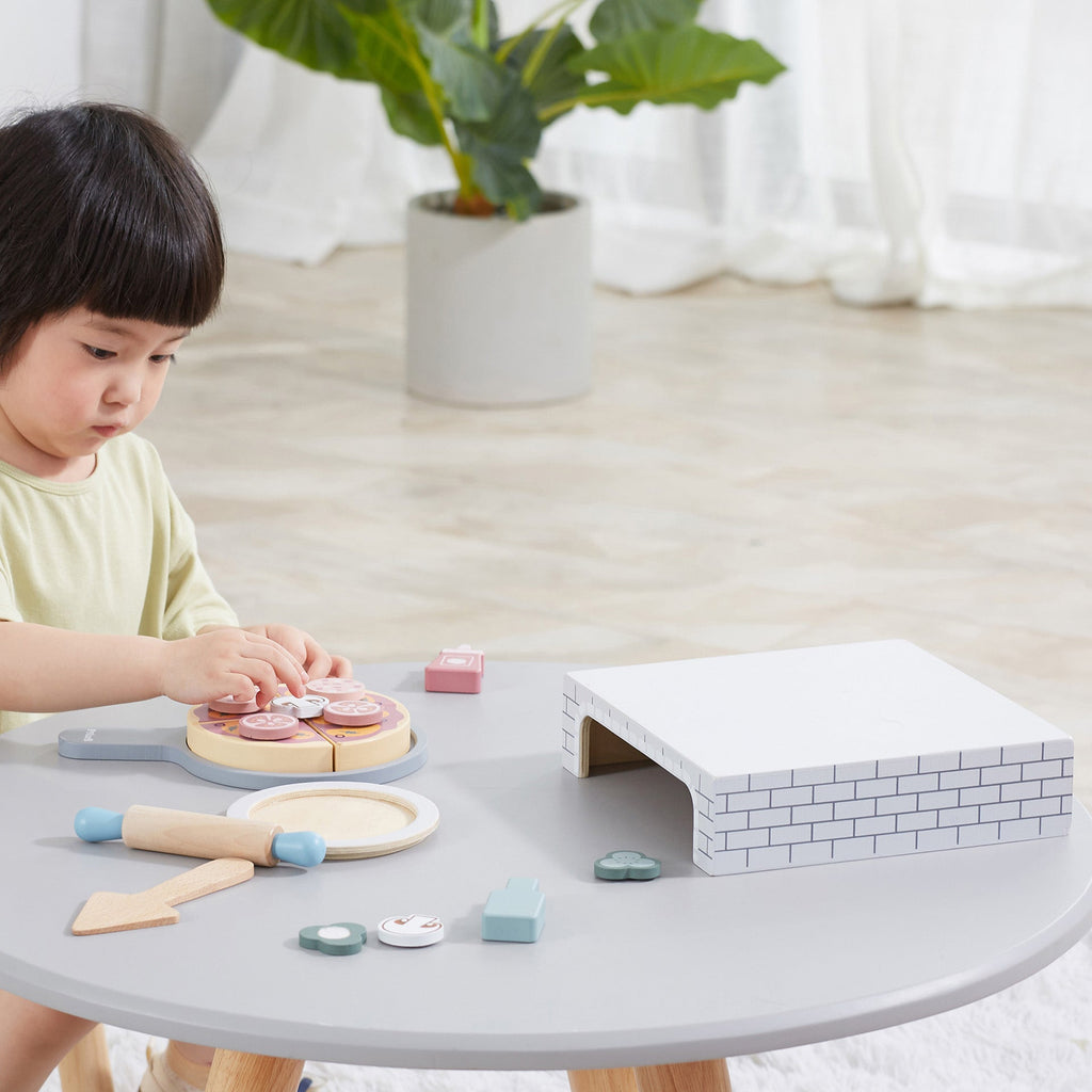 Wooden Homemade Pizza Play Set