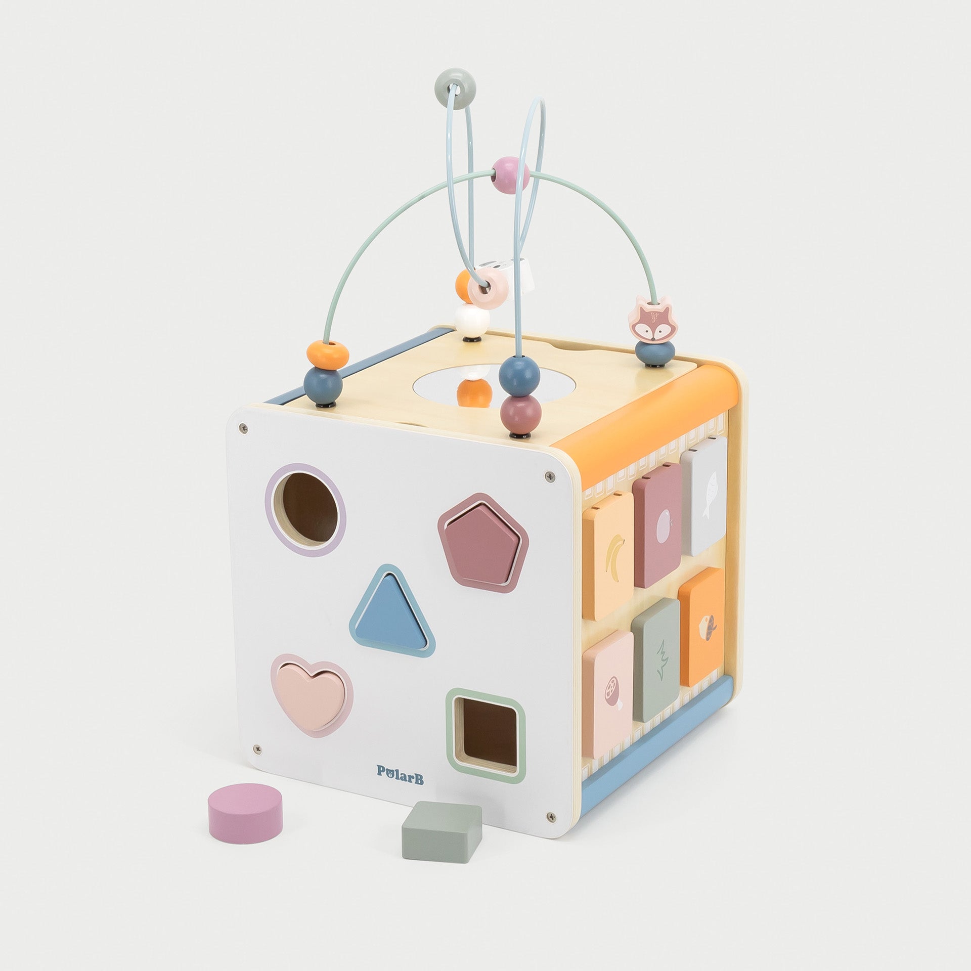 Wooden 8 in 1 Activity Cube