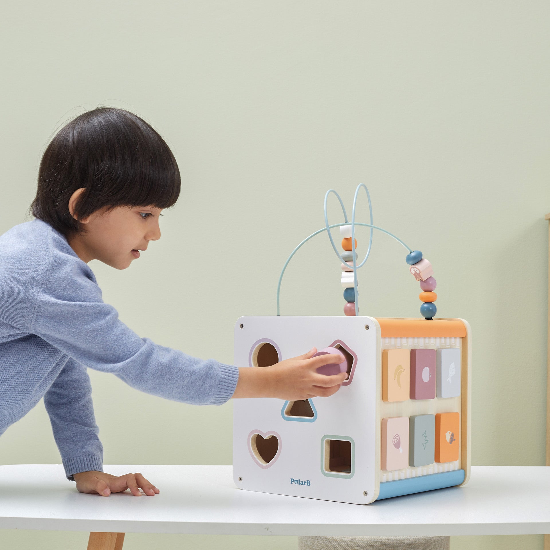 Wooden 8 in 1 Activity Cube