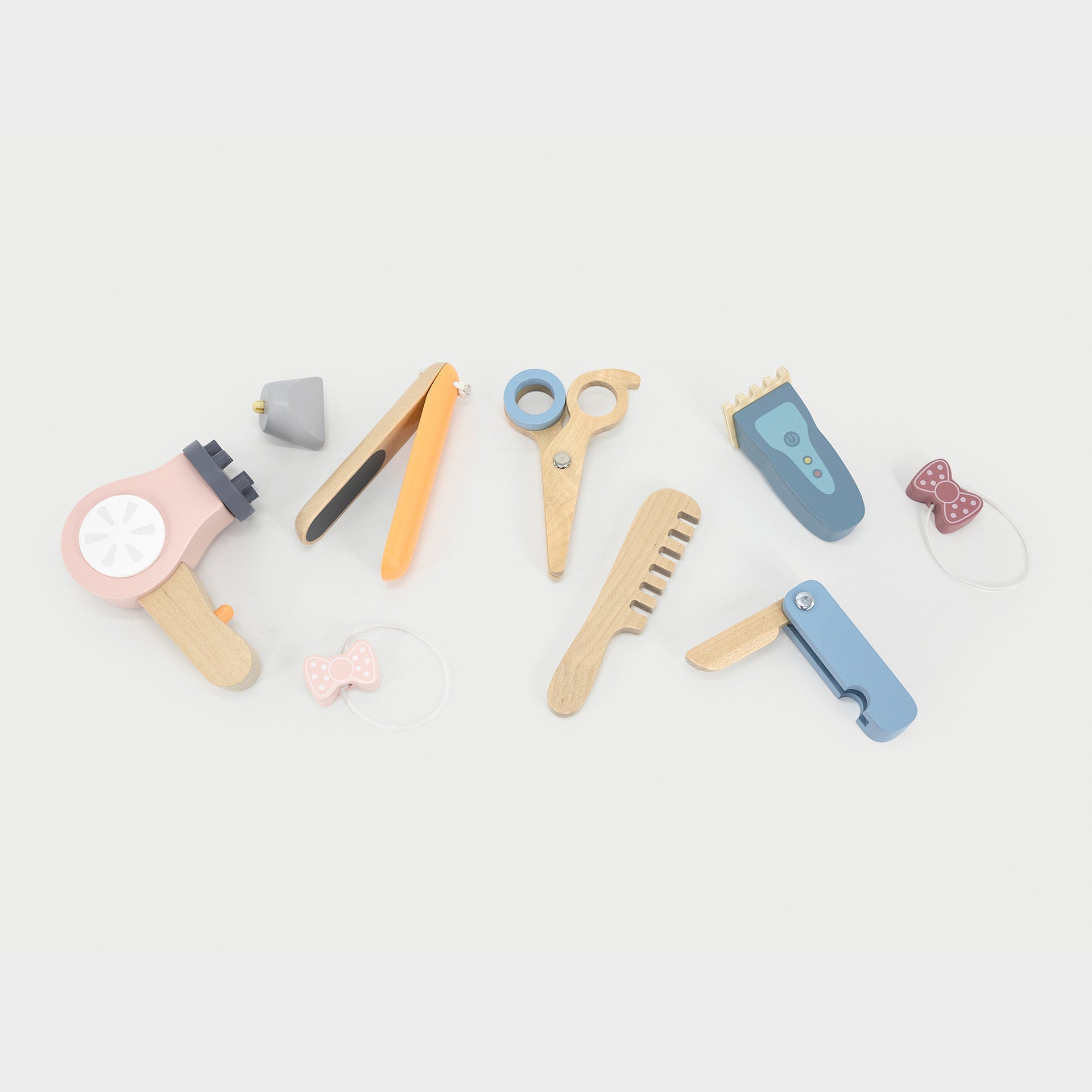 Wooden Hairdressing Set