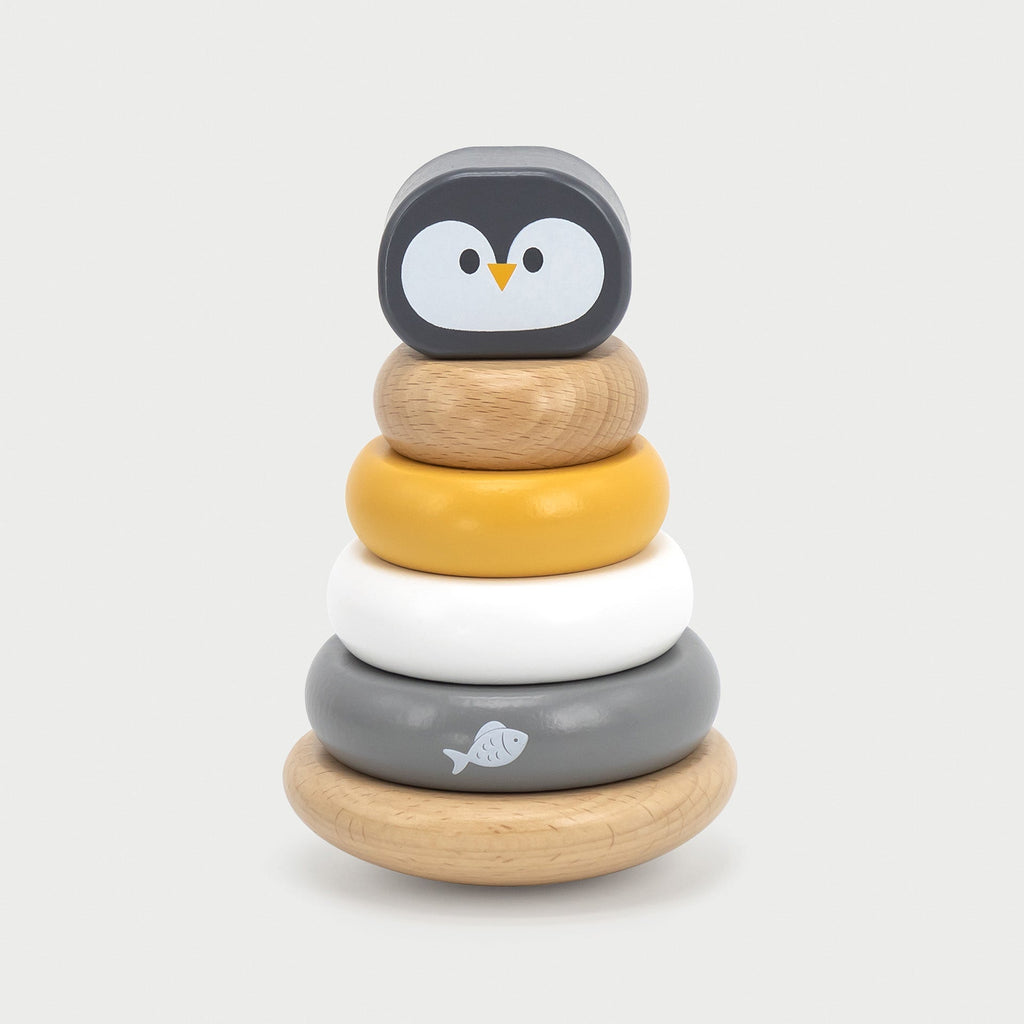 Wooden Penguin Stacker