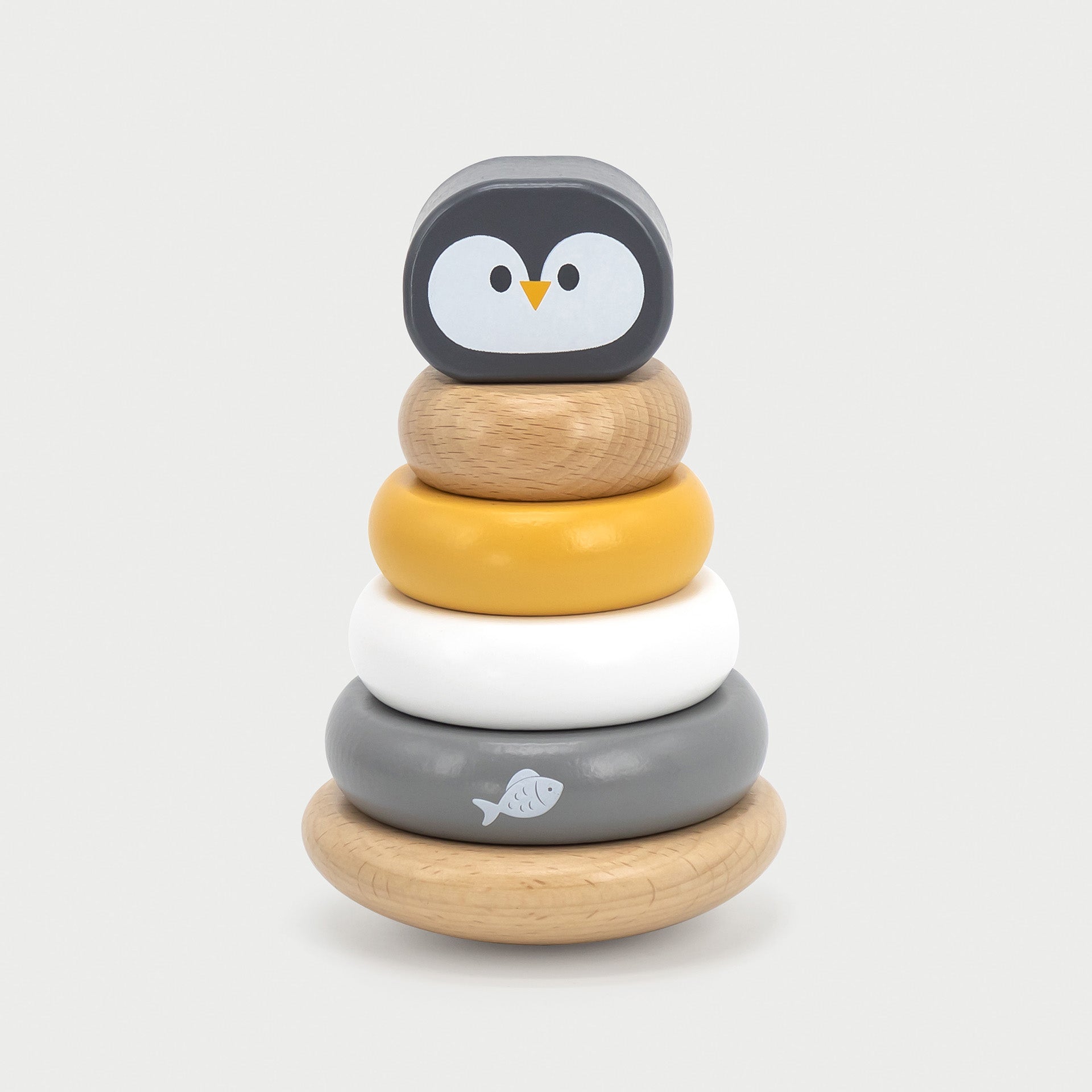Wooden Penguin Stacker