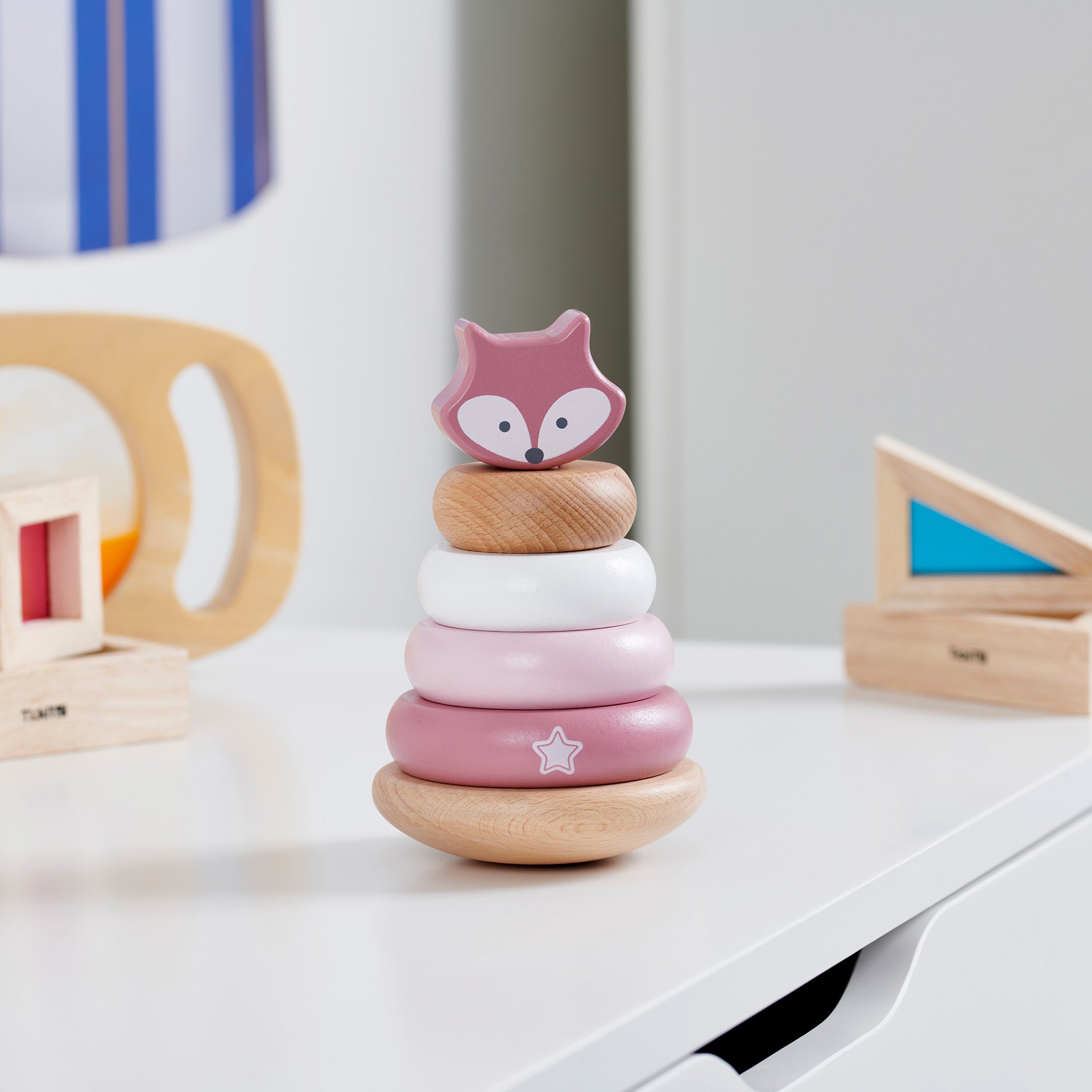 Wooden Fox Stacker