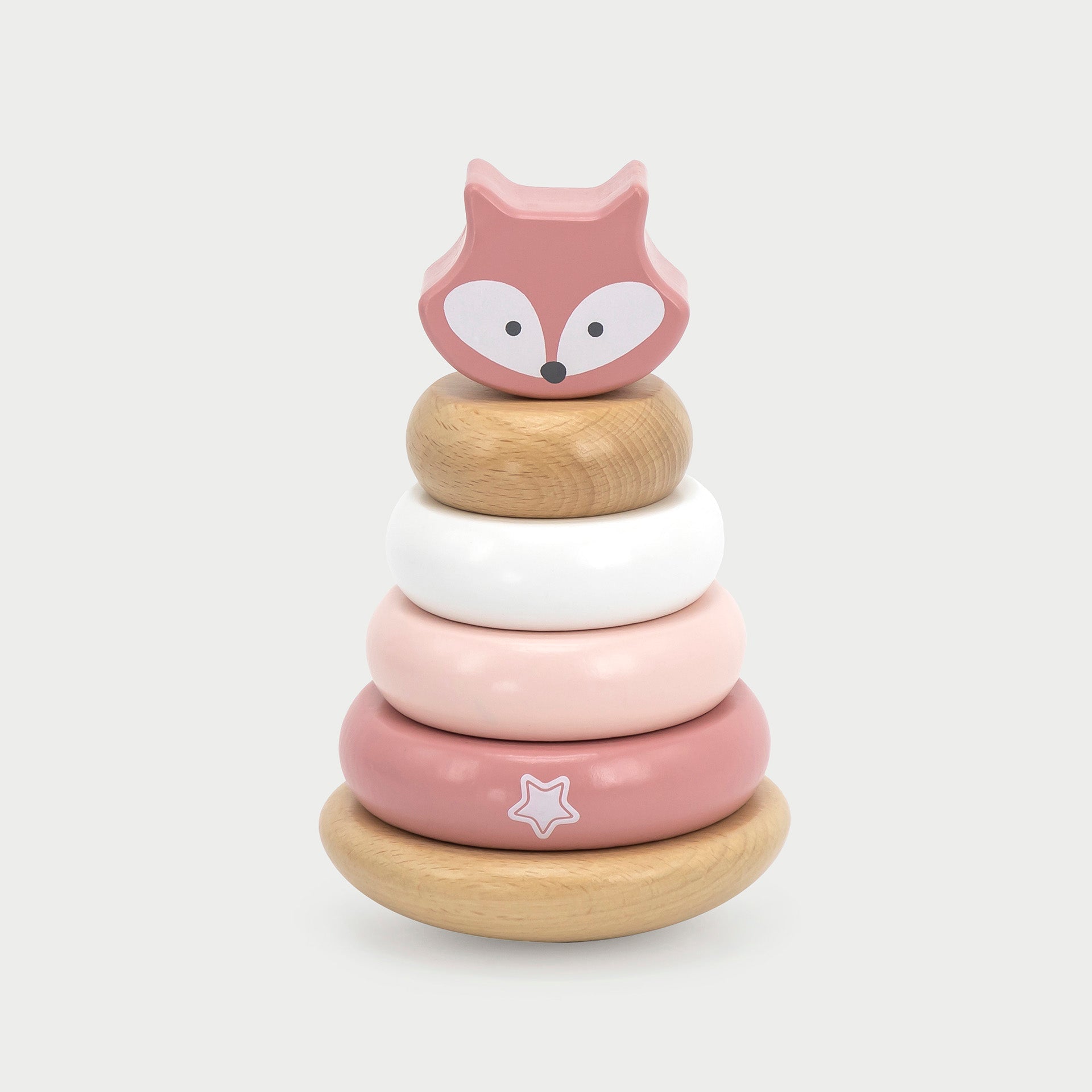 Wooden Fox Stacker