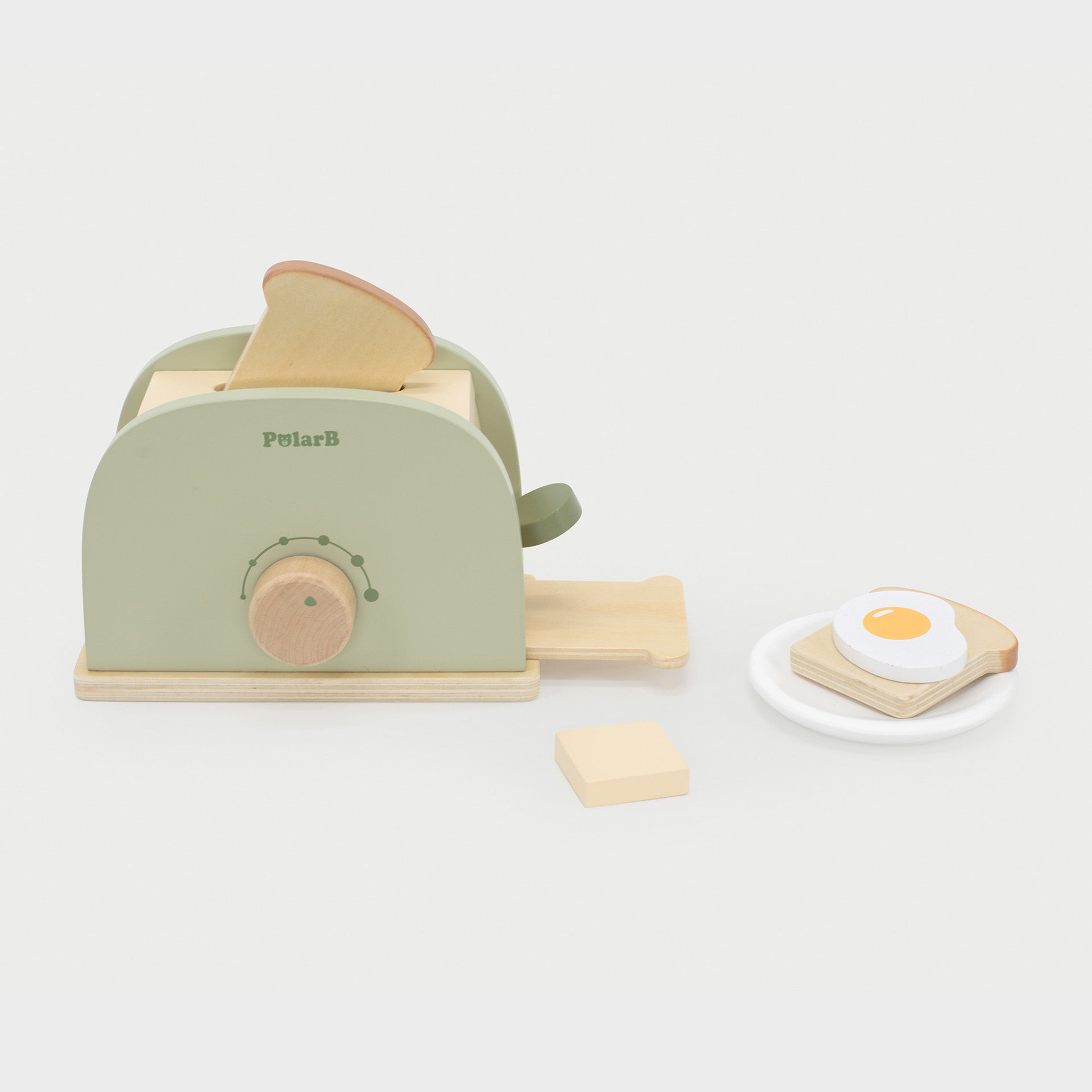 Wooden Toaster Set
