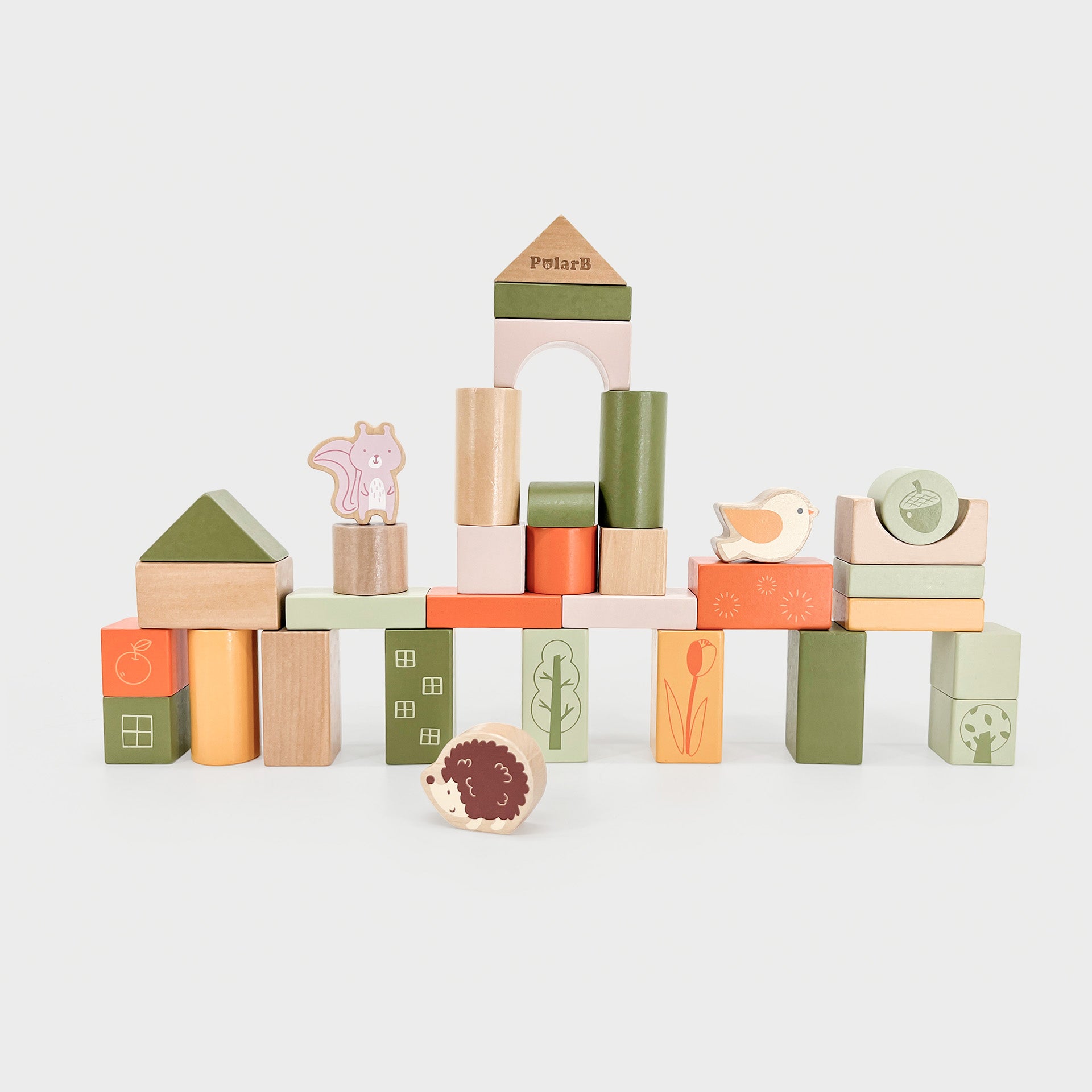 Wooden Blocks - Set of 50