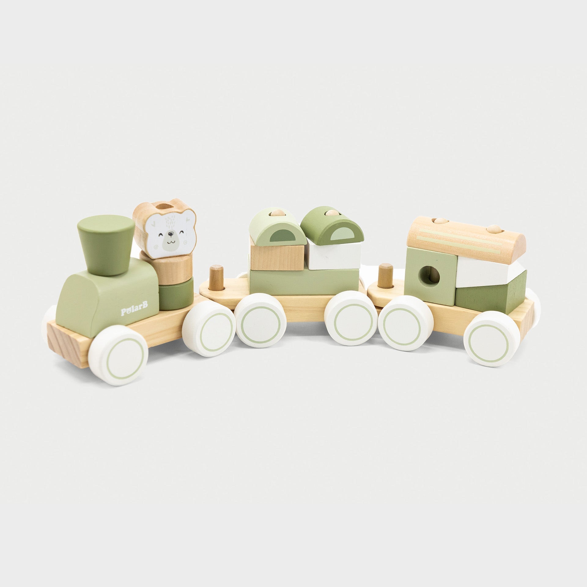 Wooden Stacking Train