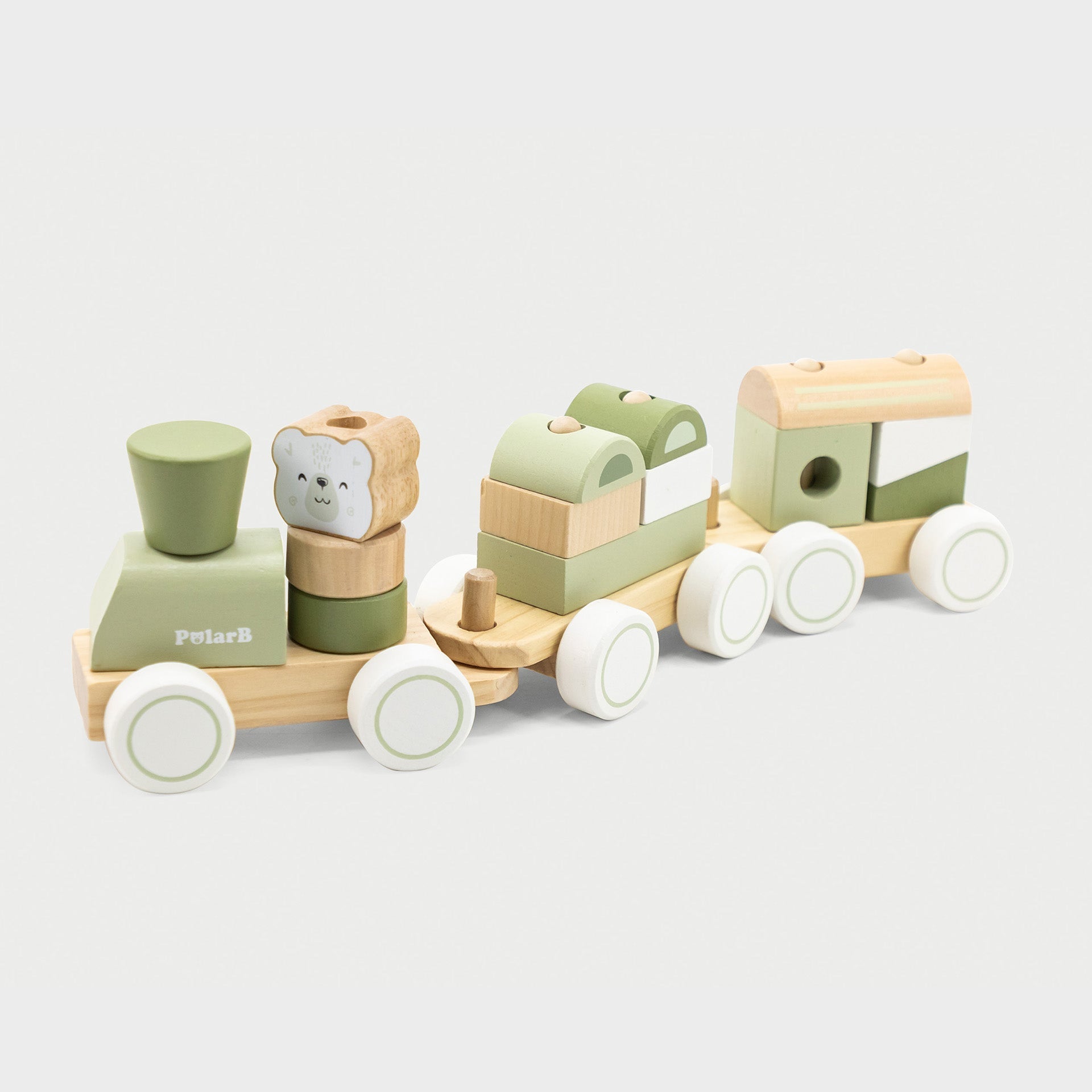 Wooden Stacking Train