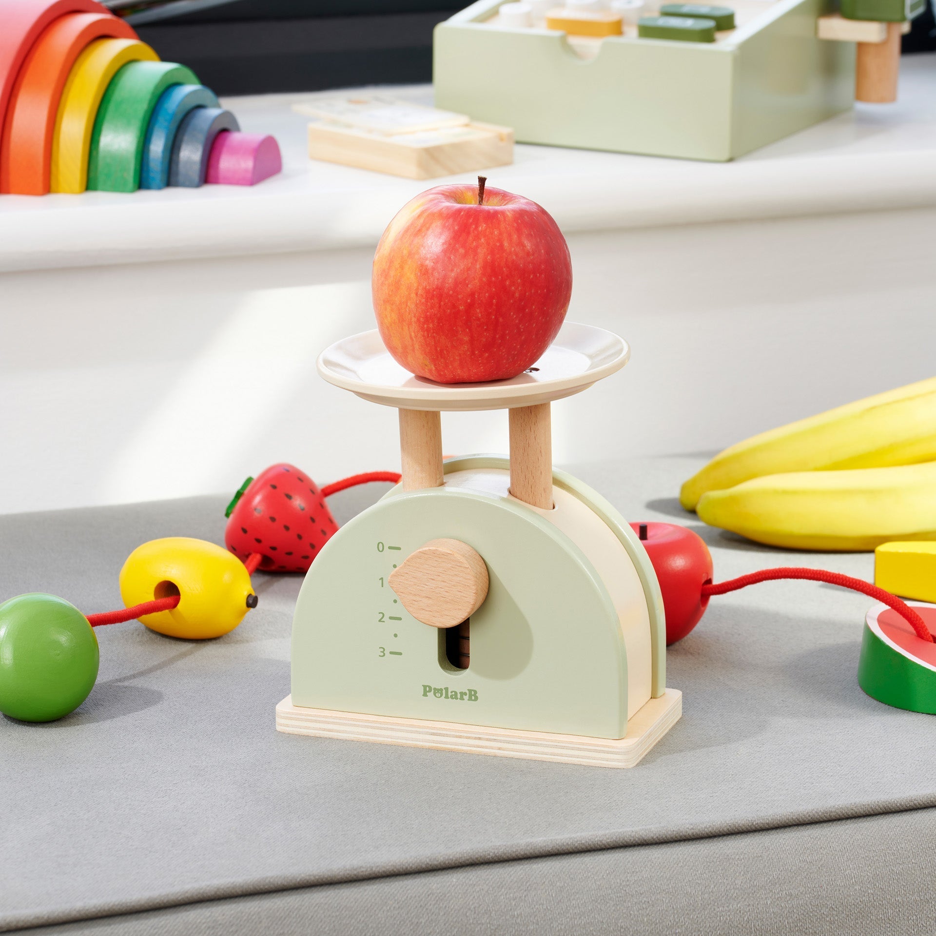 Wooden Weighing Scale