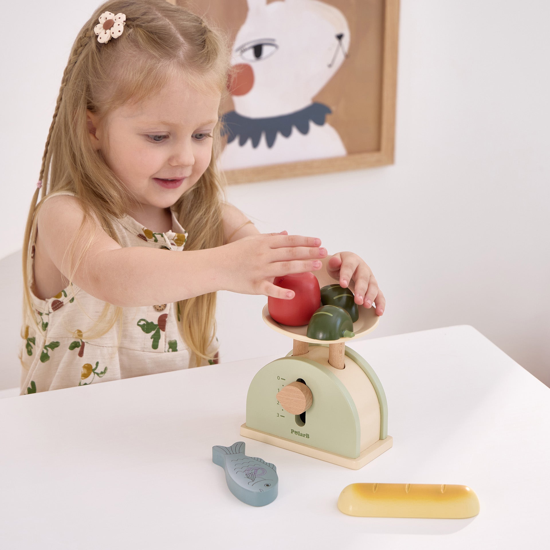 Wooden Weighing Scale