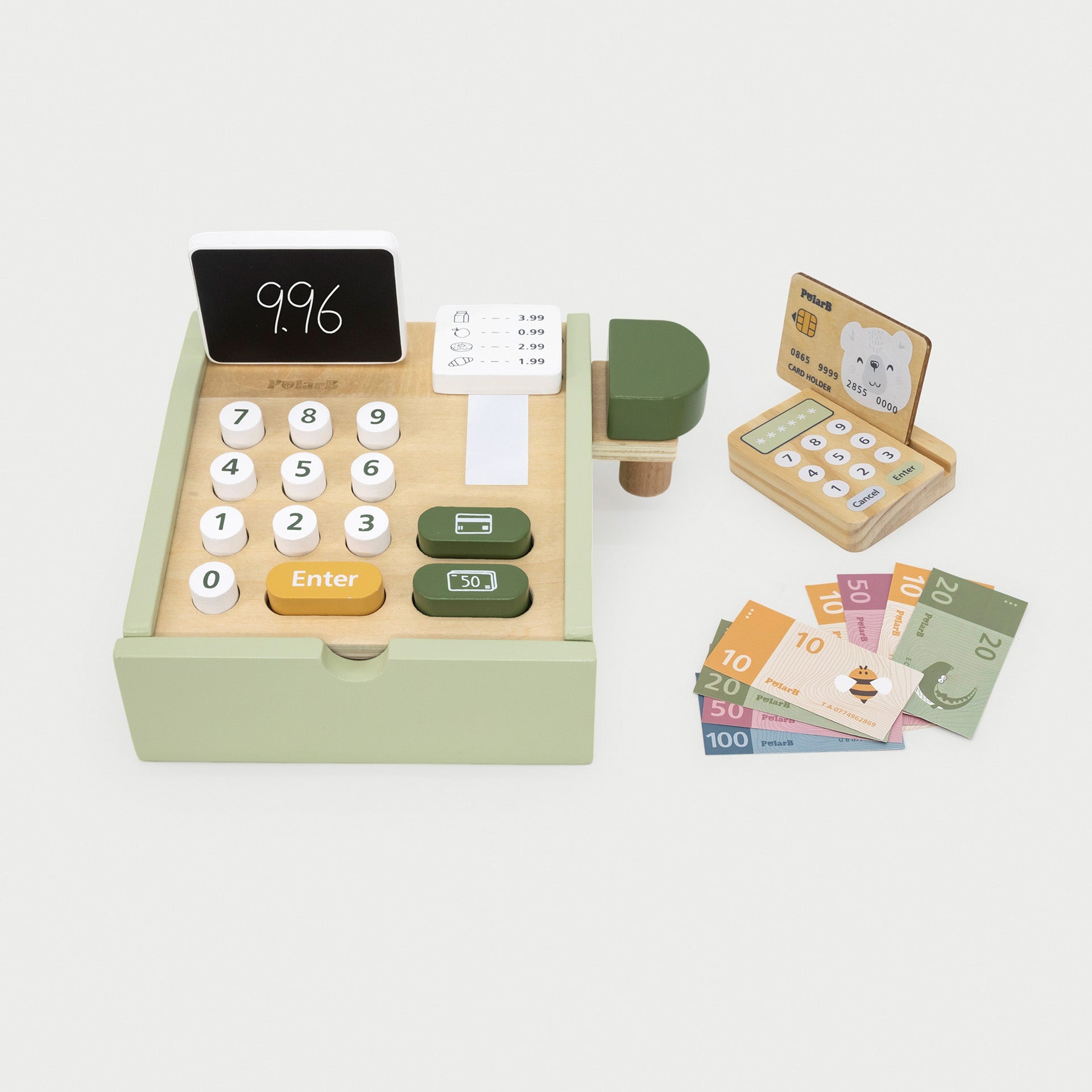 Wooden Cash Register